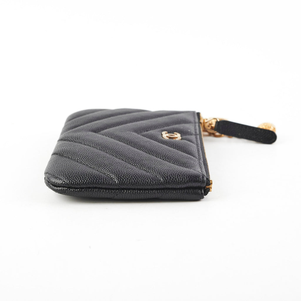 Chanel Seasonal O Case Caviar Black