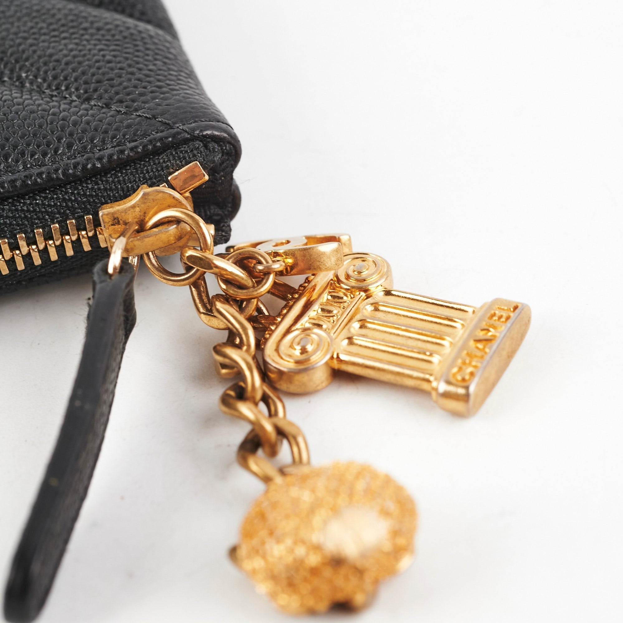 Chanel Seasonal O Case Caviar Black