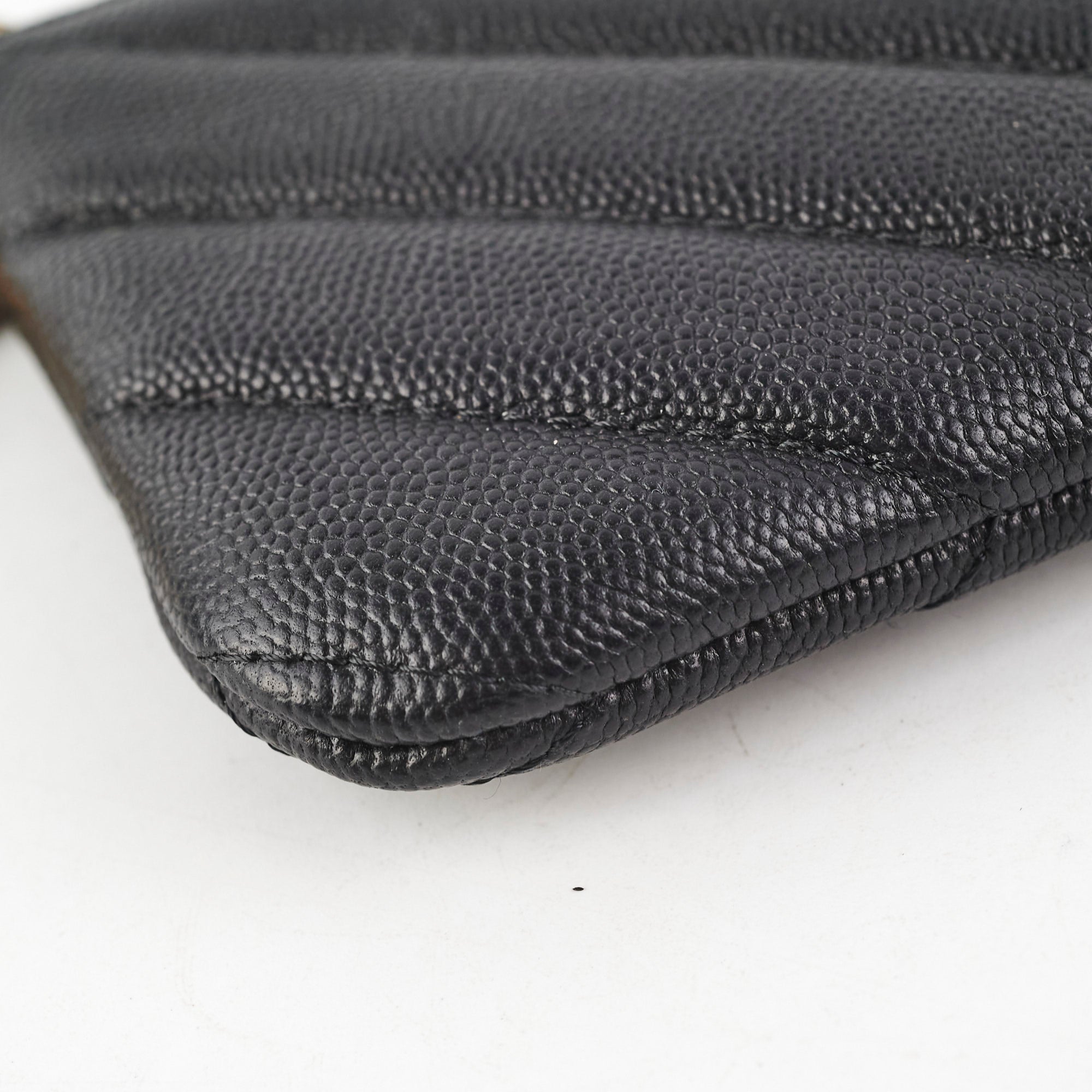 Chanel Seasonal O Case Caviar Black