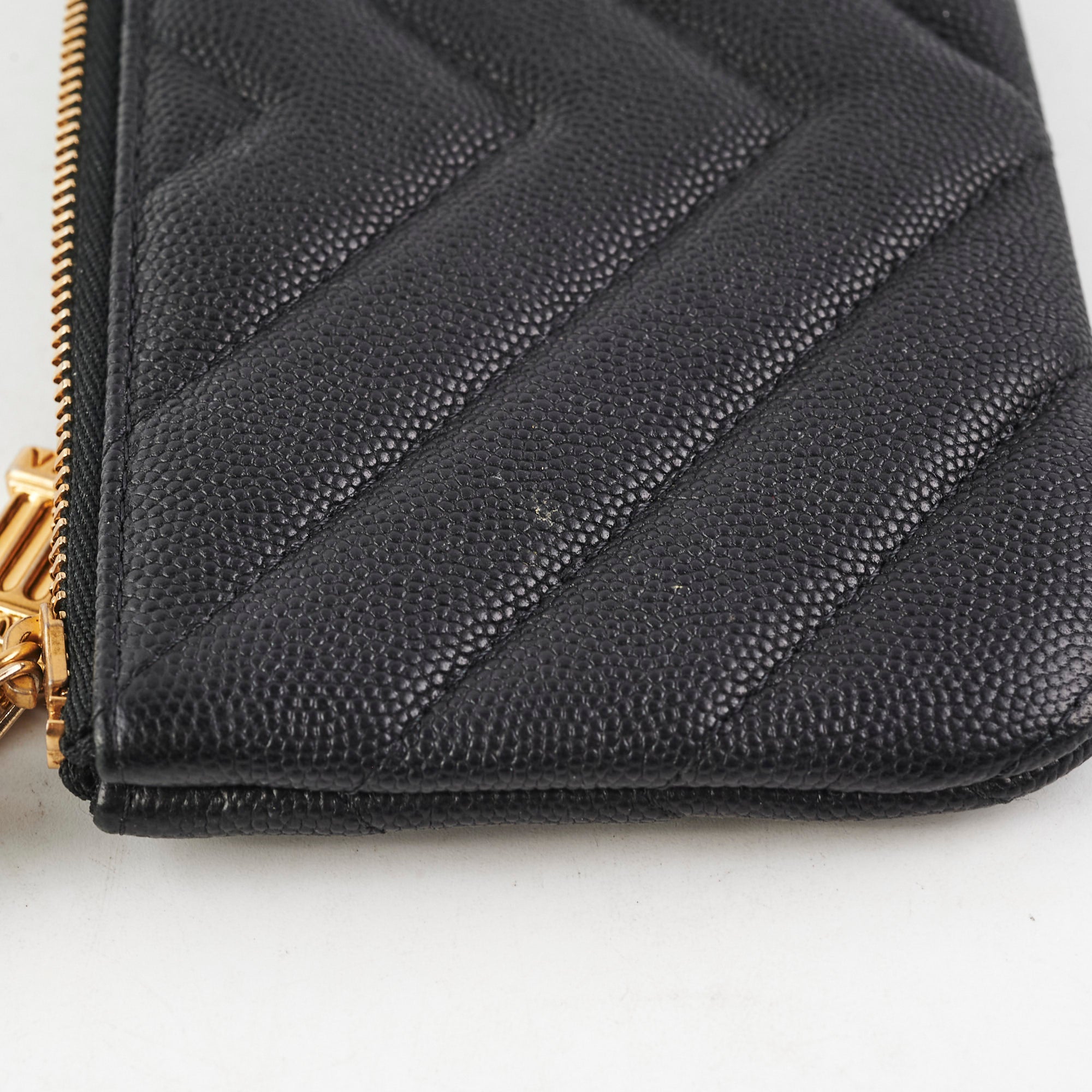 Chanel Seasonal O Case Caviar Black