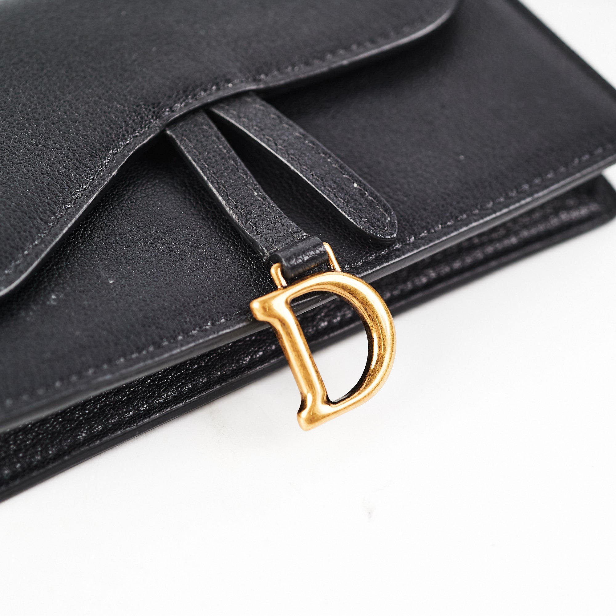 Dior Saddle Pouch Black