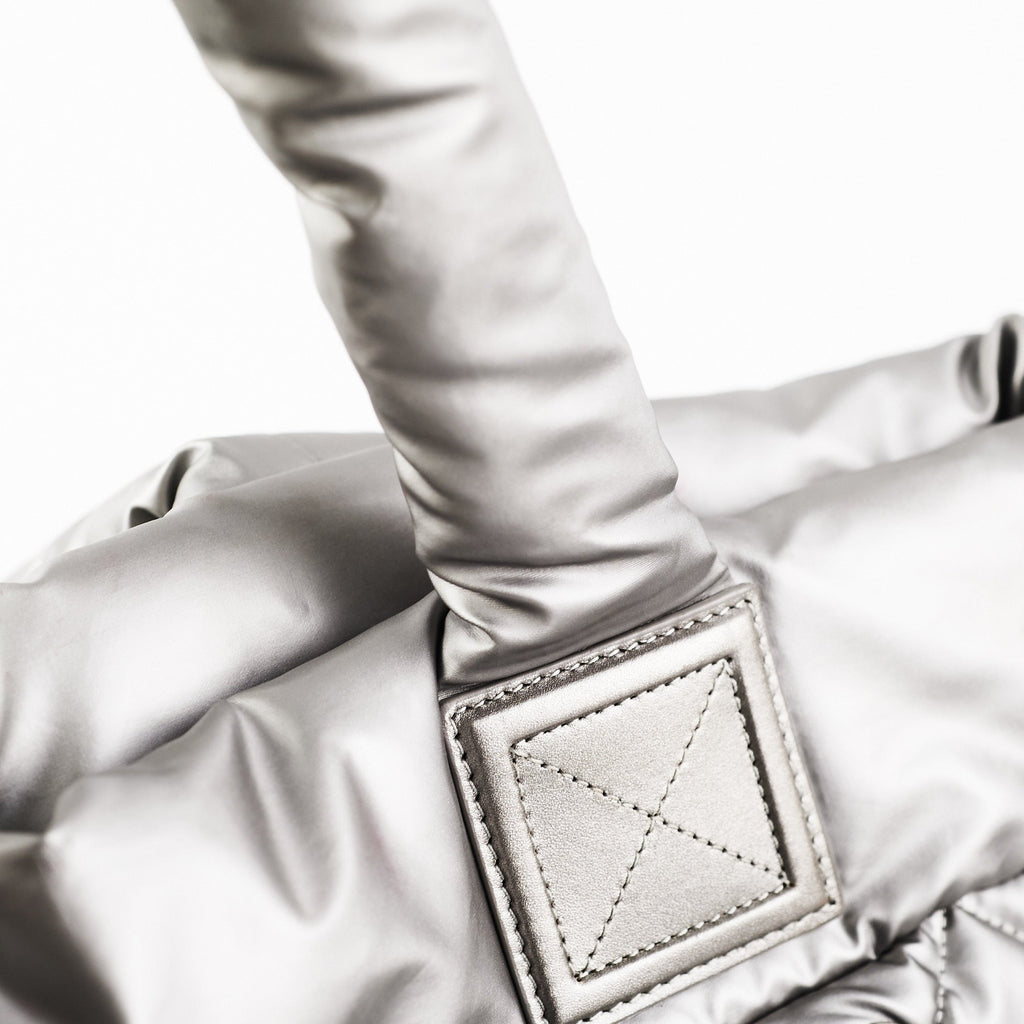 Chanel Coco Cocoon Tote Bag Silver