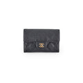 Chanel Caviar Cardholder Black