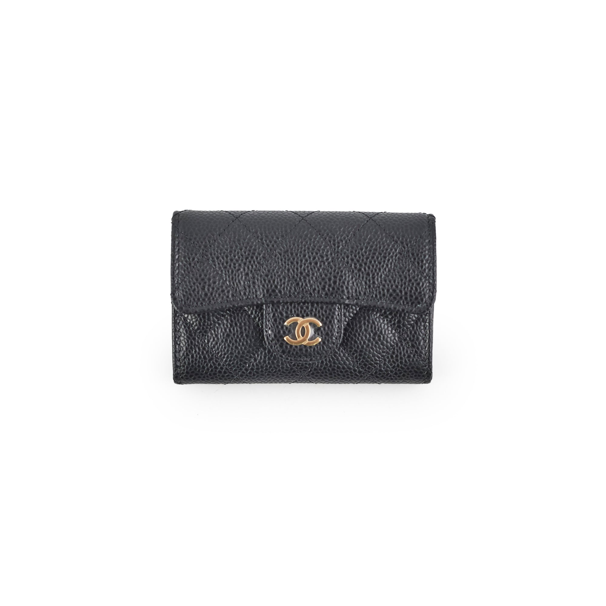 Chanel Caviar Cardholder Black