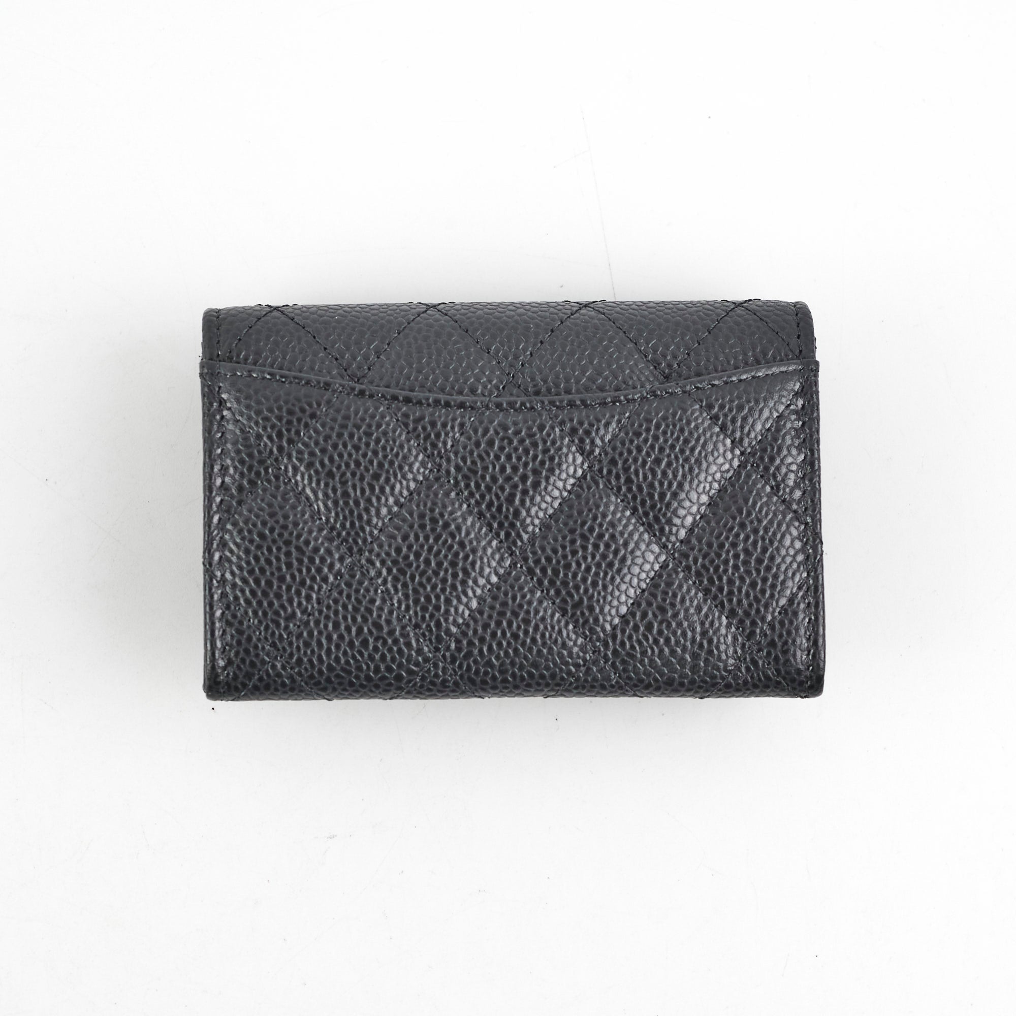 Chanel Caviar Cardholder Black