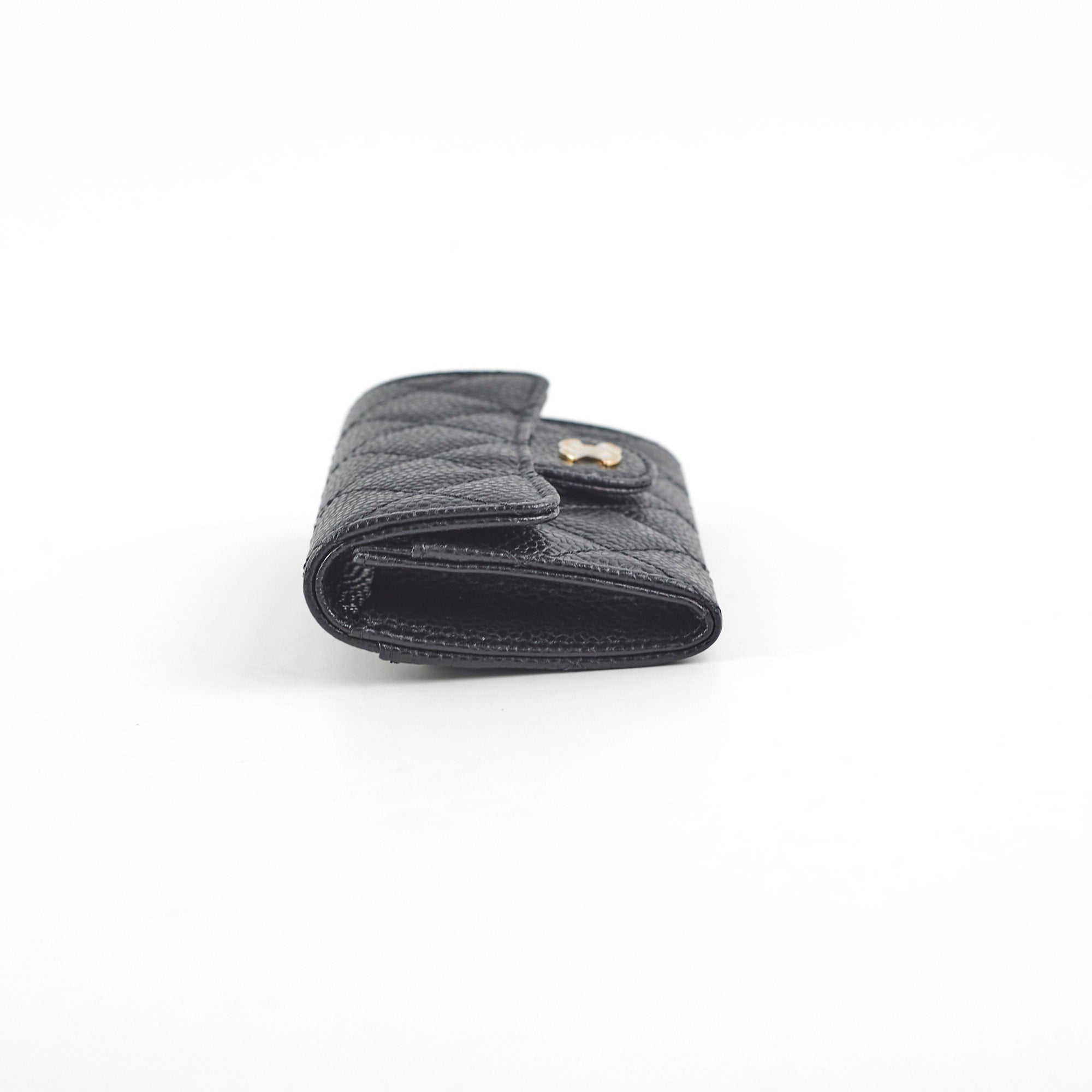 Chanel Caviar Cardholder Black