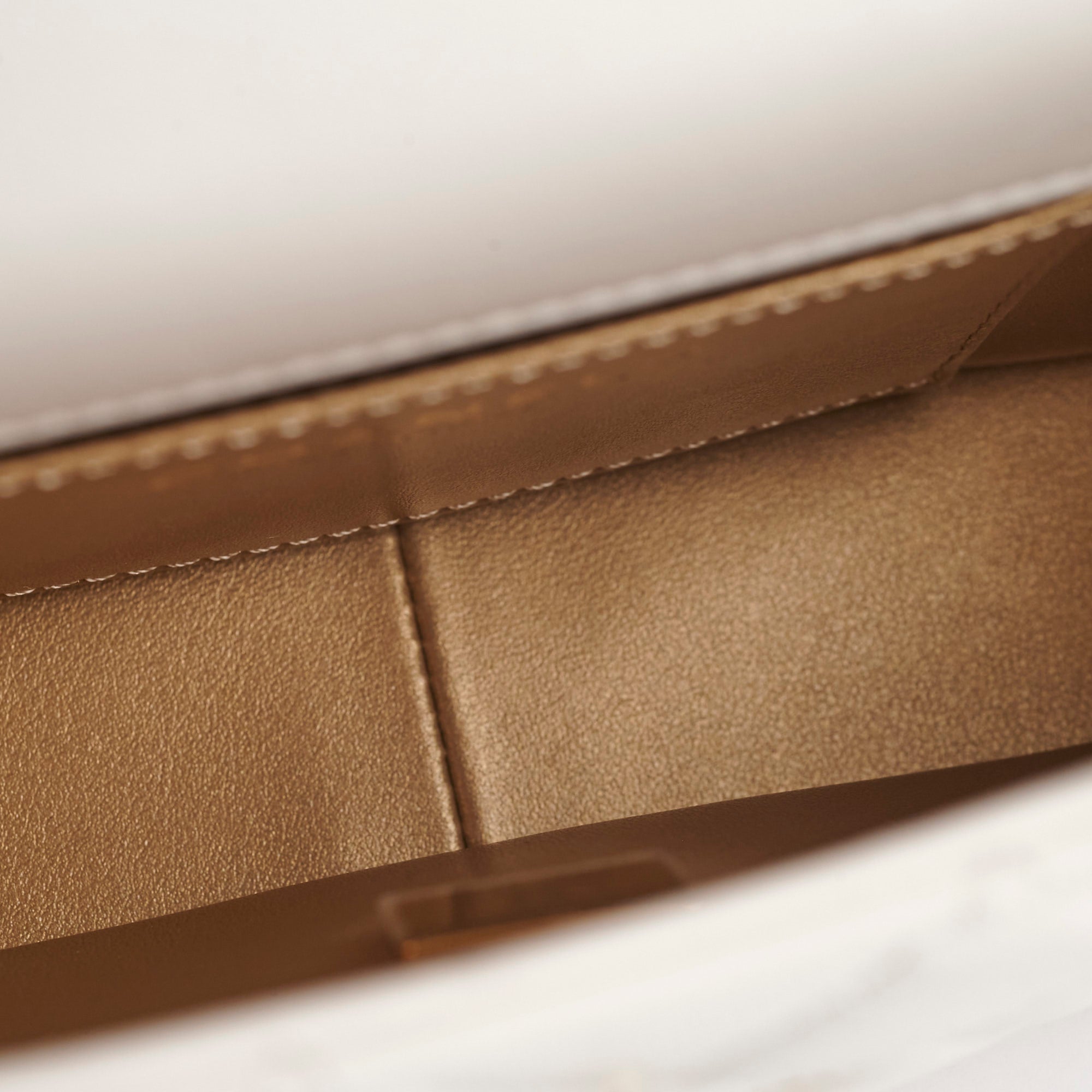 Chanel Seasonal Calfskin Shoulder Bag White