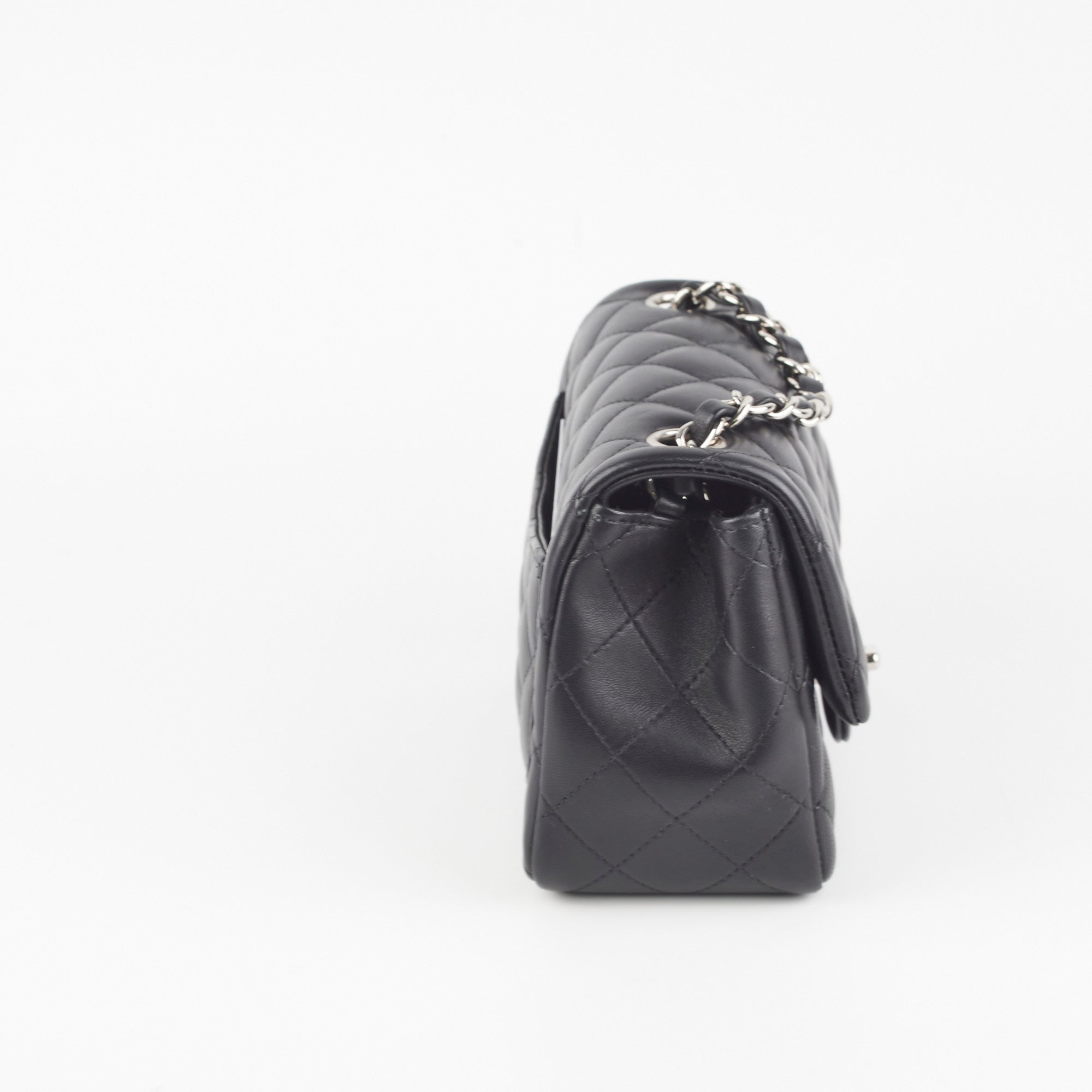 Chanel Mini Square Lambskin Black