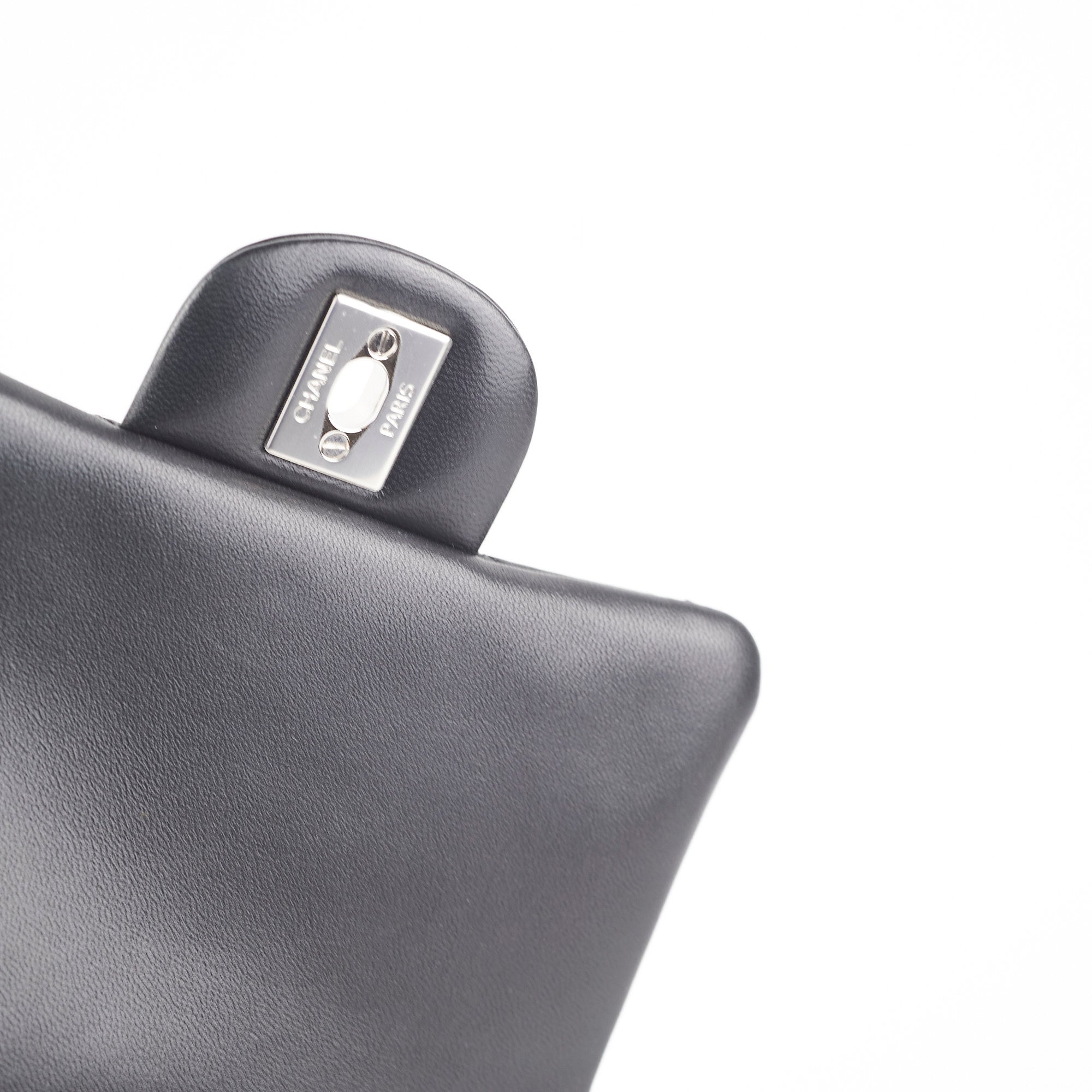 Chanel Mini Square Lambskin Black