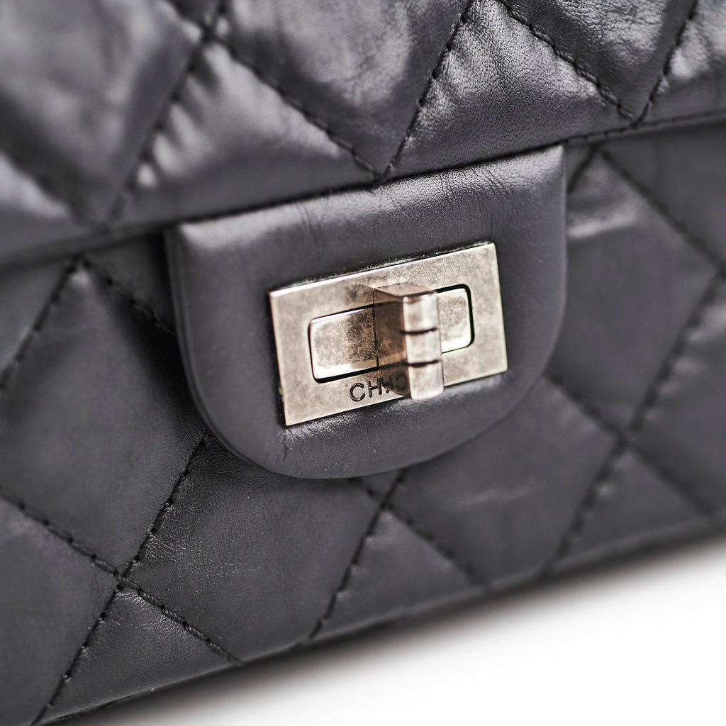 Chanel Reissue 226 Black Calfskin - Series 18