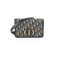 Christian Dior 2 n 1 Oblique Pouch Blue