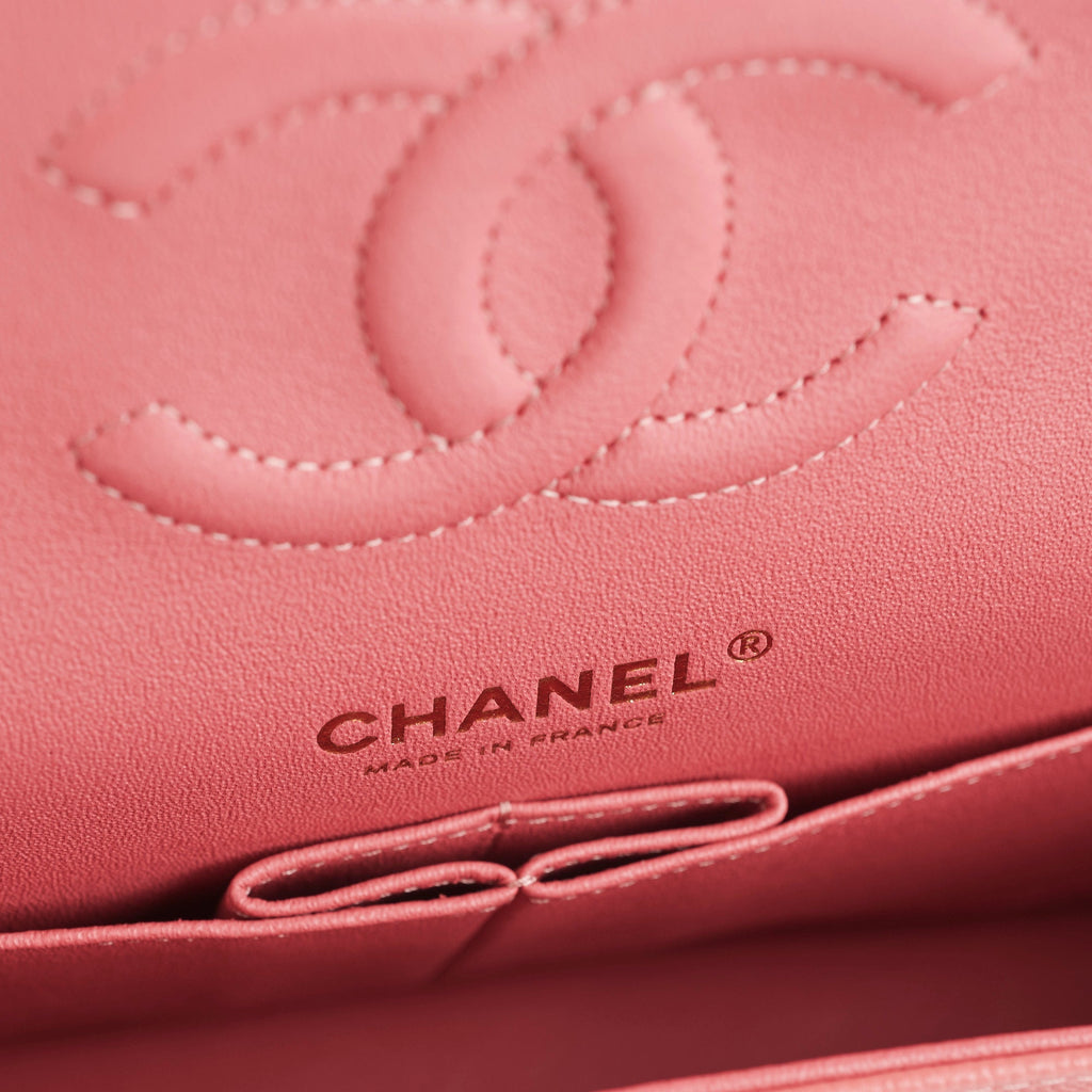 Chanel Caviar Medium/Large Double Classic Flap Pink