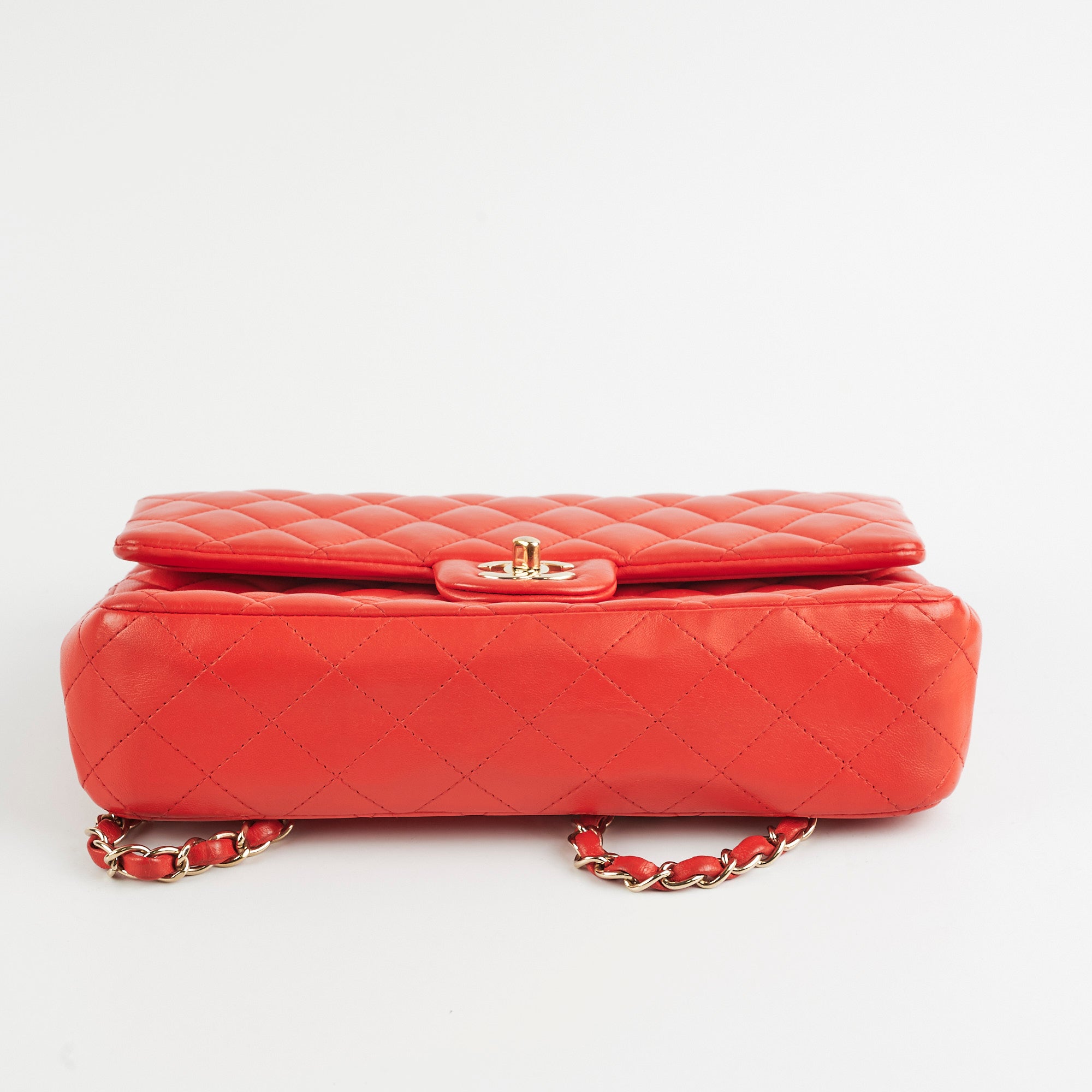 Chanel Medium/Large Classic Double Flap Red