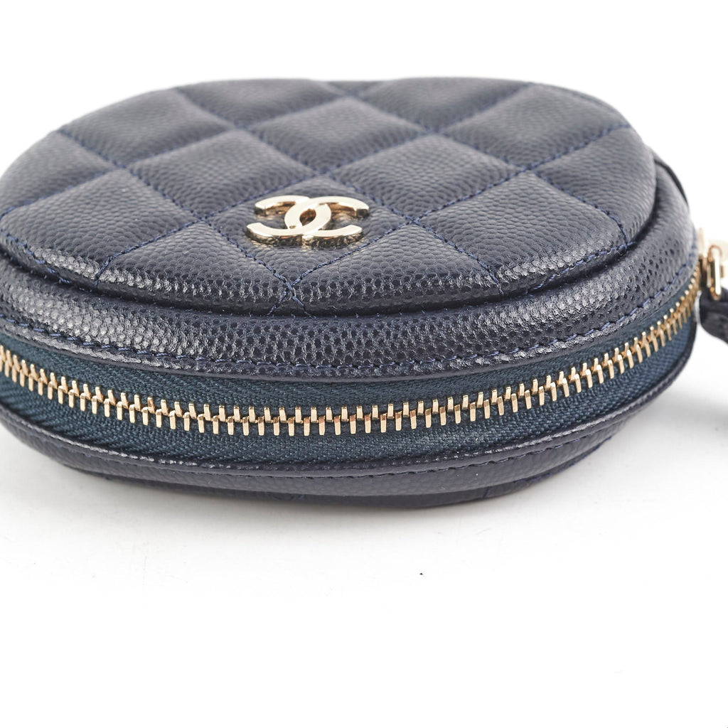 Chanel Caviar Coin Purse Navy