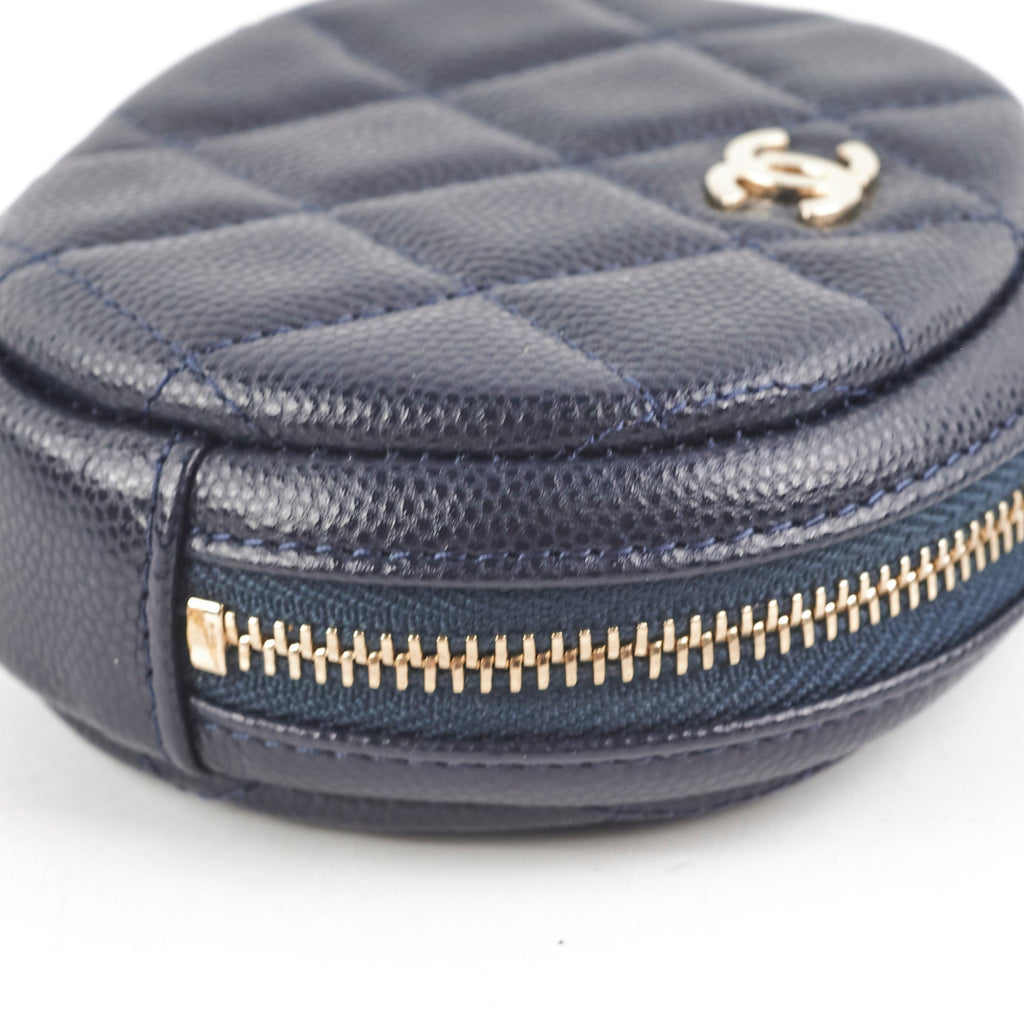 Chanel Caviar Coin Purse Navy