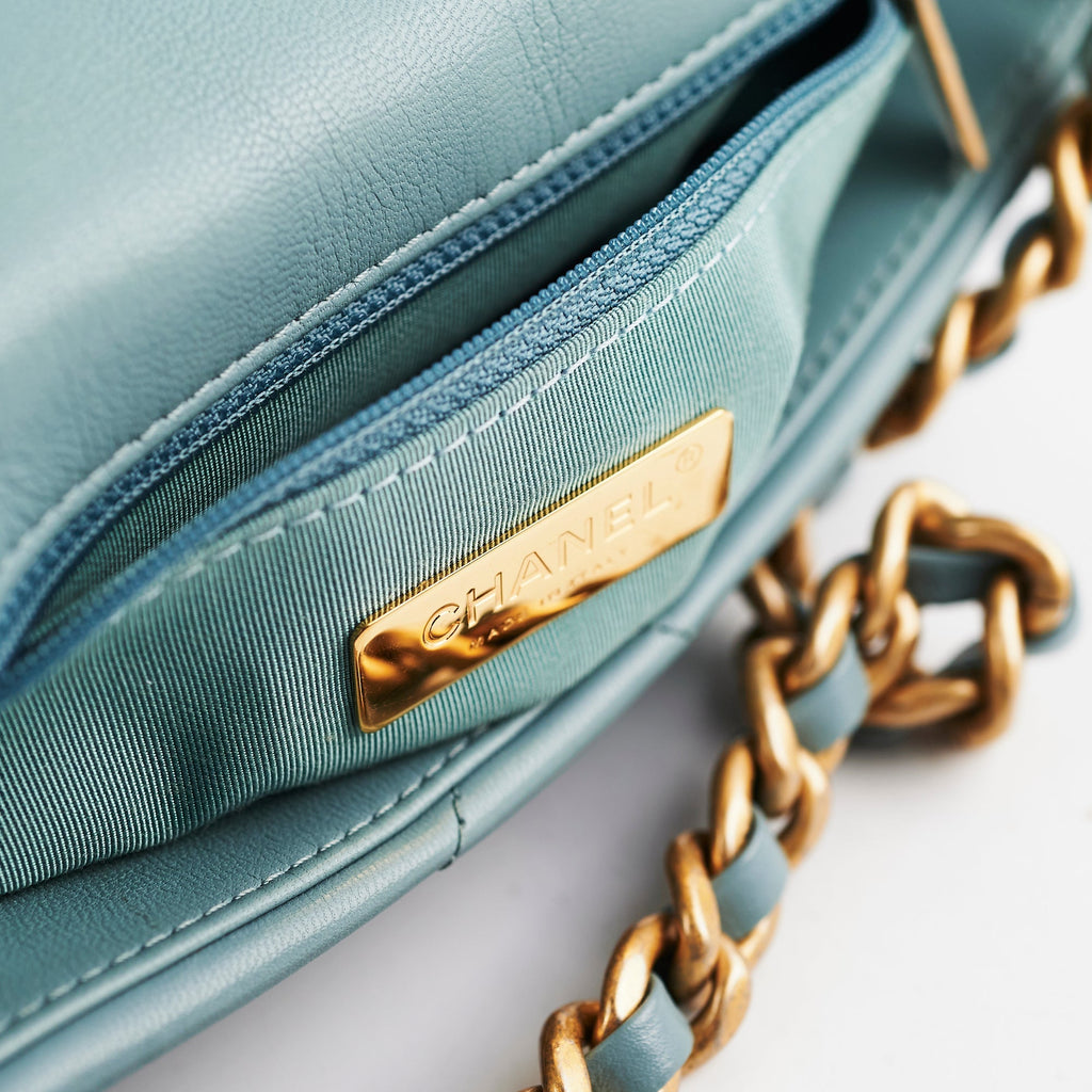 Chanel Small 19 Blue