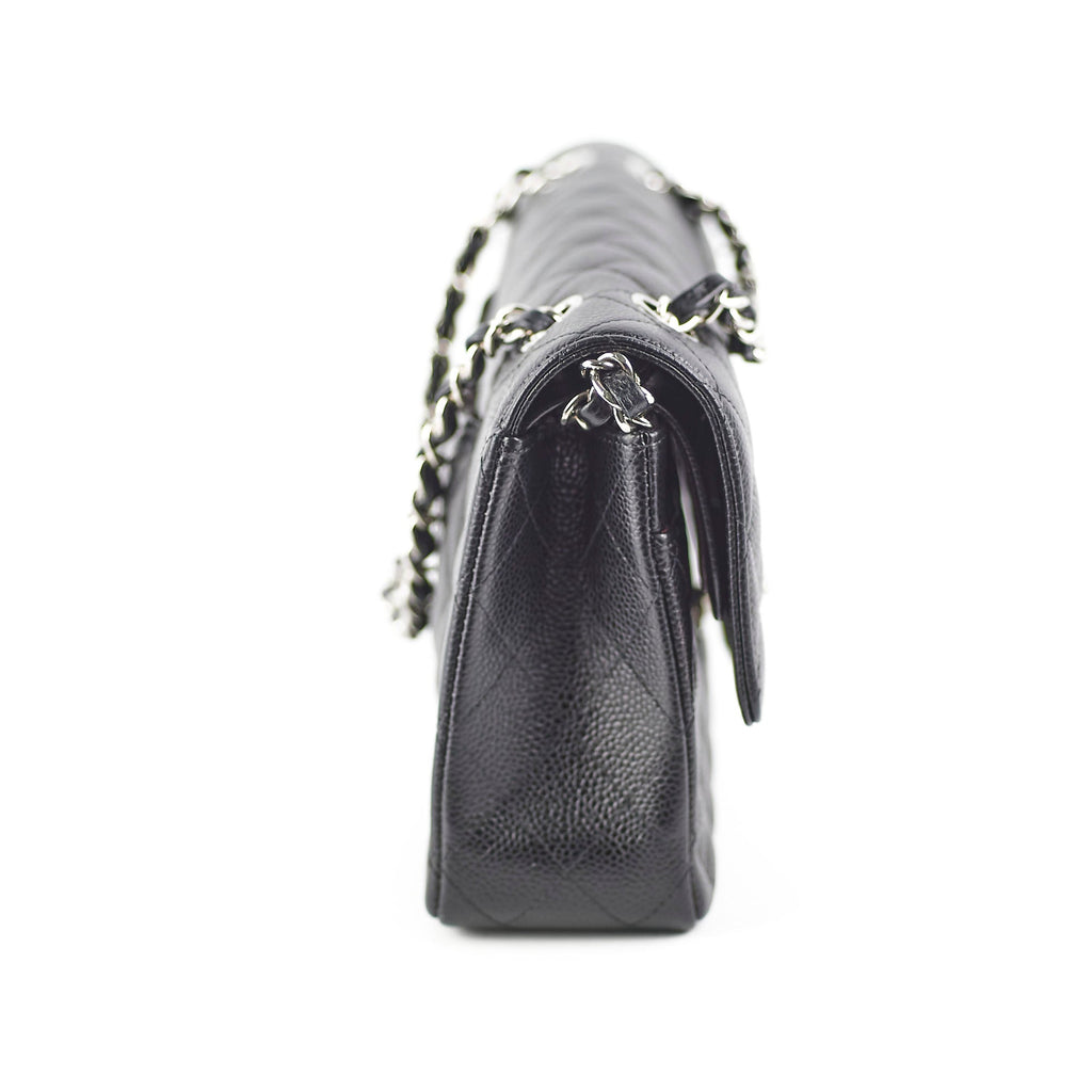 Chanel Classic Flap Medium/Large ML Caviar Black