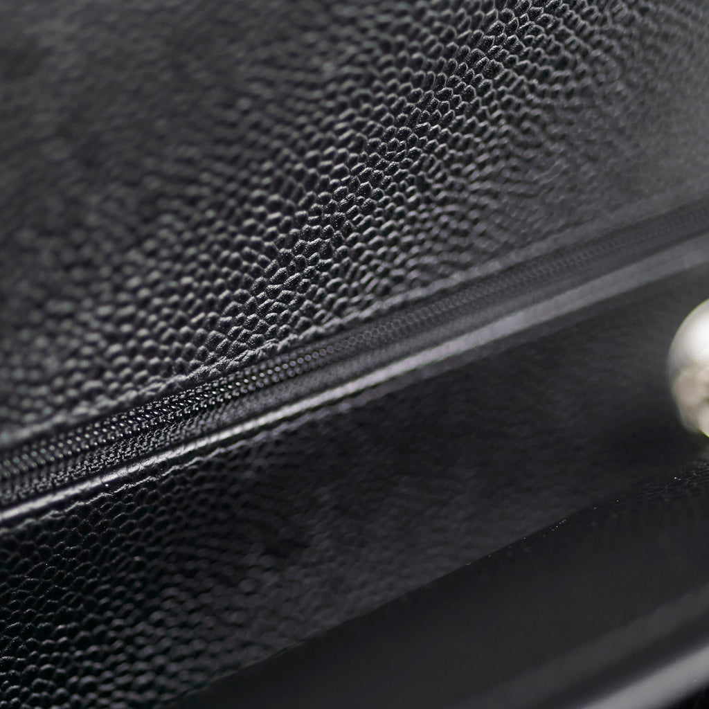Chanel Classic Flap Medium/Large ML Caviar Black