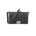 Chanel Old Medium Boy Black