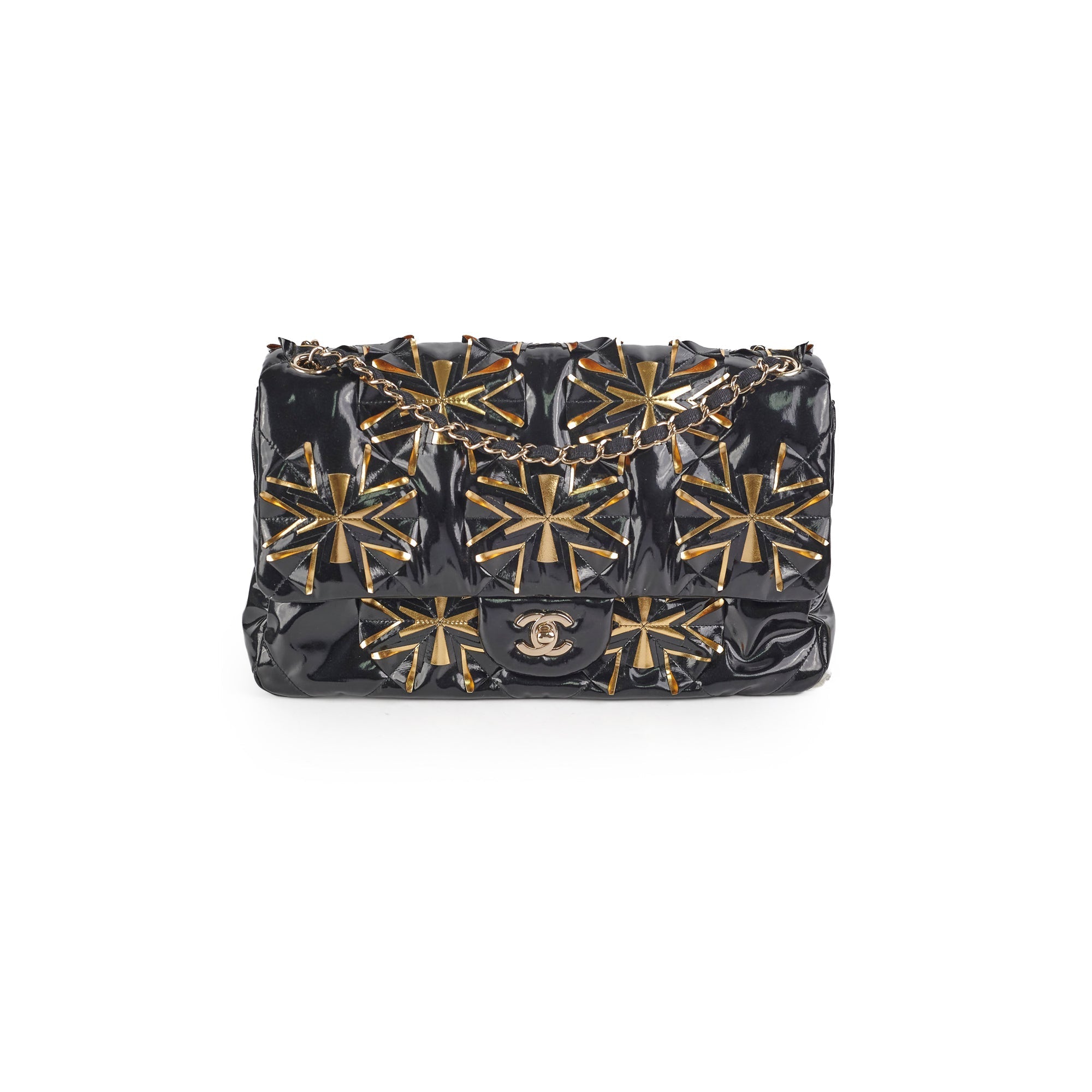 Chanel Seasonal Flap Jumbo Black Bag- Series 29