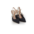 Christian Dior Black Singbacks Size 36