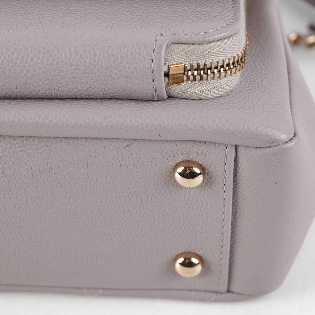 Chanel Small Affinity Caviar Grey Microchip 2022