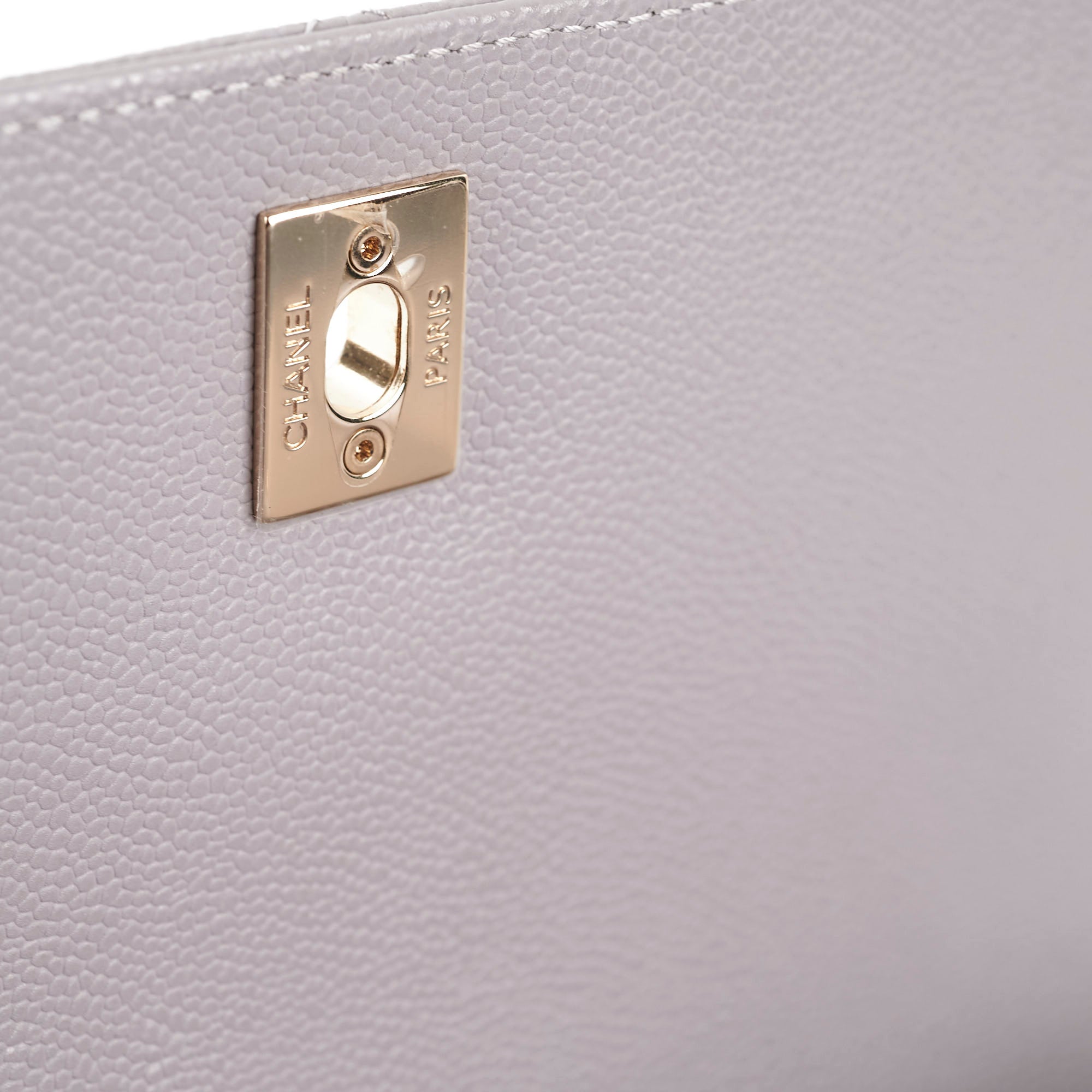 Chanel Small Affinity Caviar Grey Microchip 2022