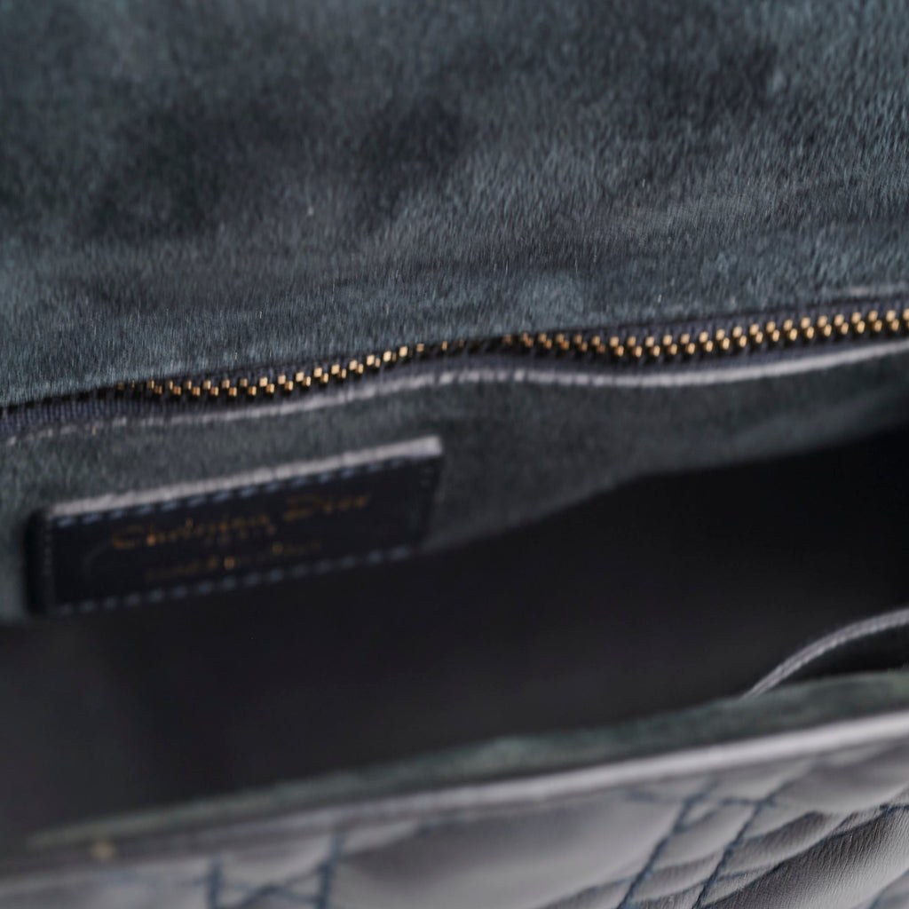 Dior Lady Dior Medium Calfskin Navy