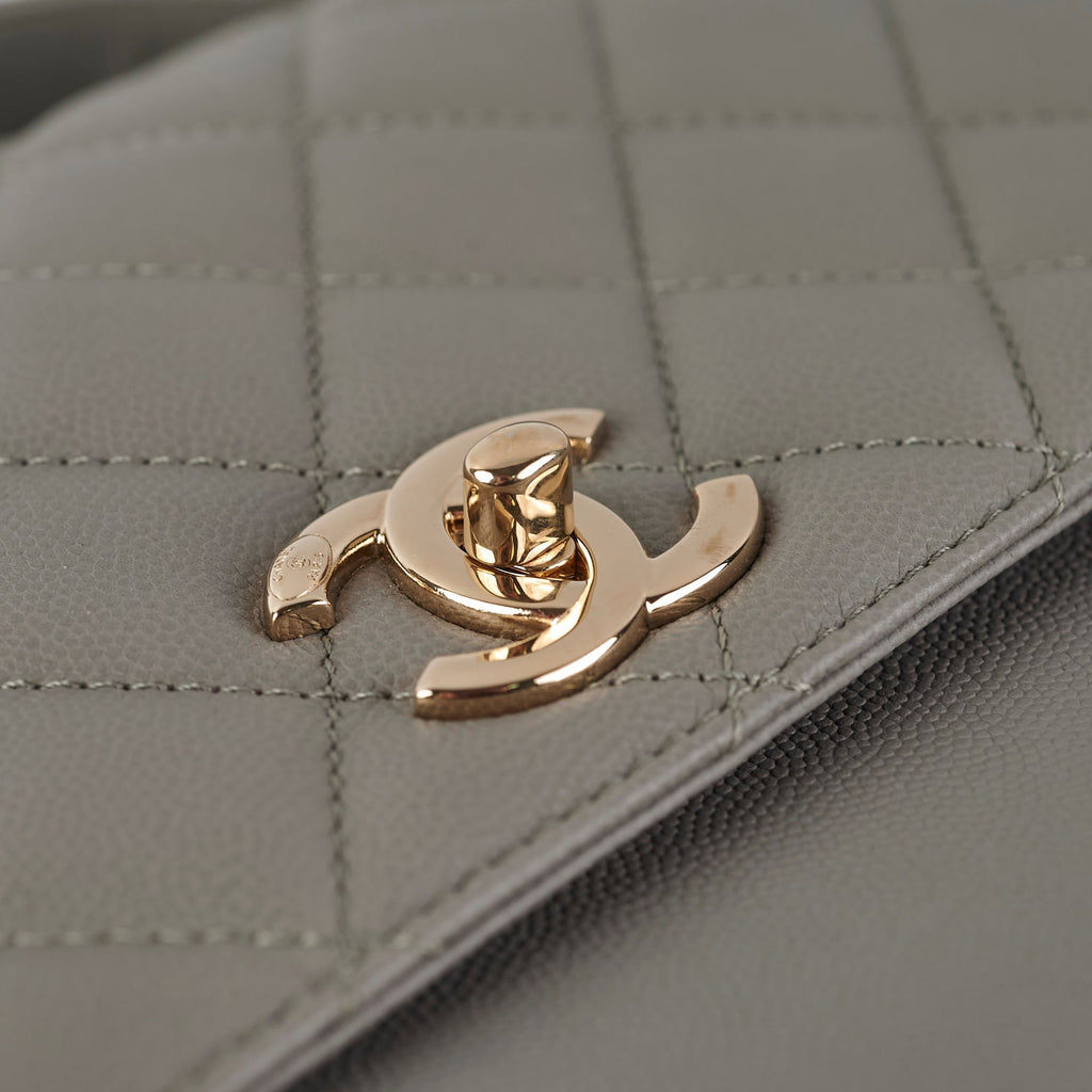 Chanel Medium Business Affinity Grey Caviar