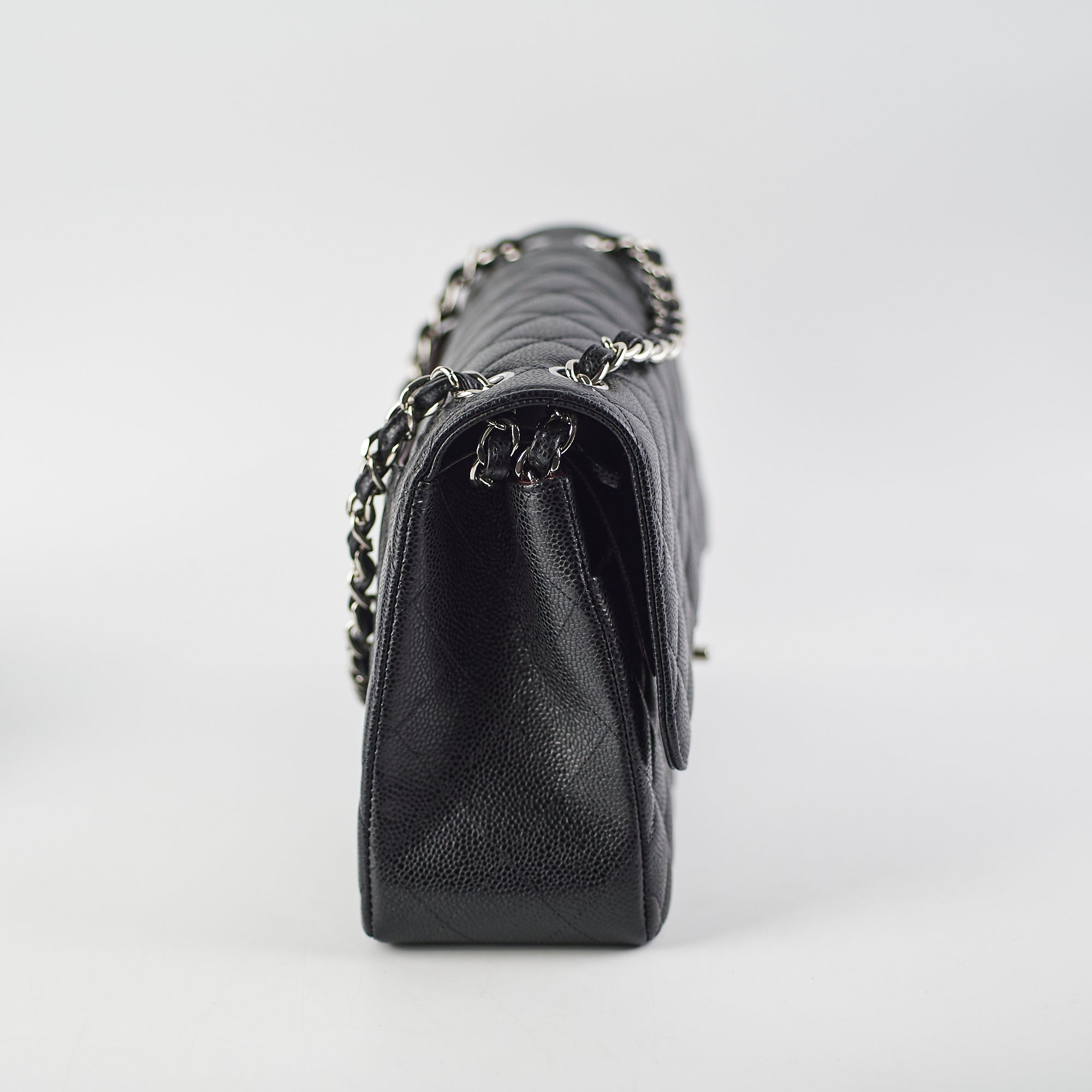 Chanel Jumbo Caviar Bag Black