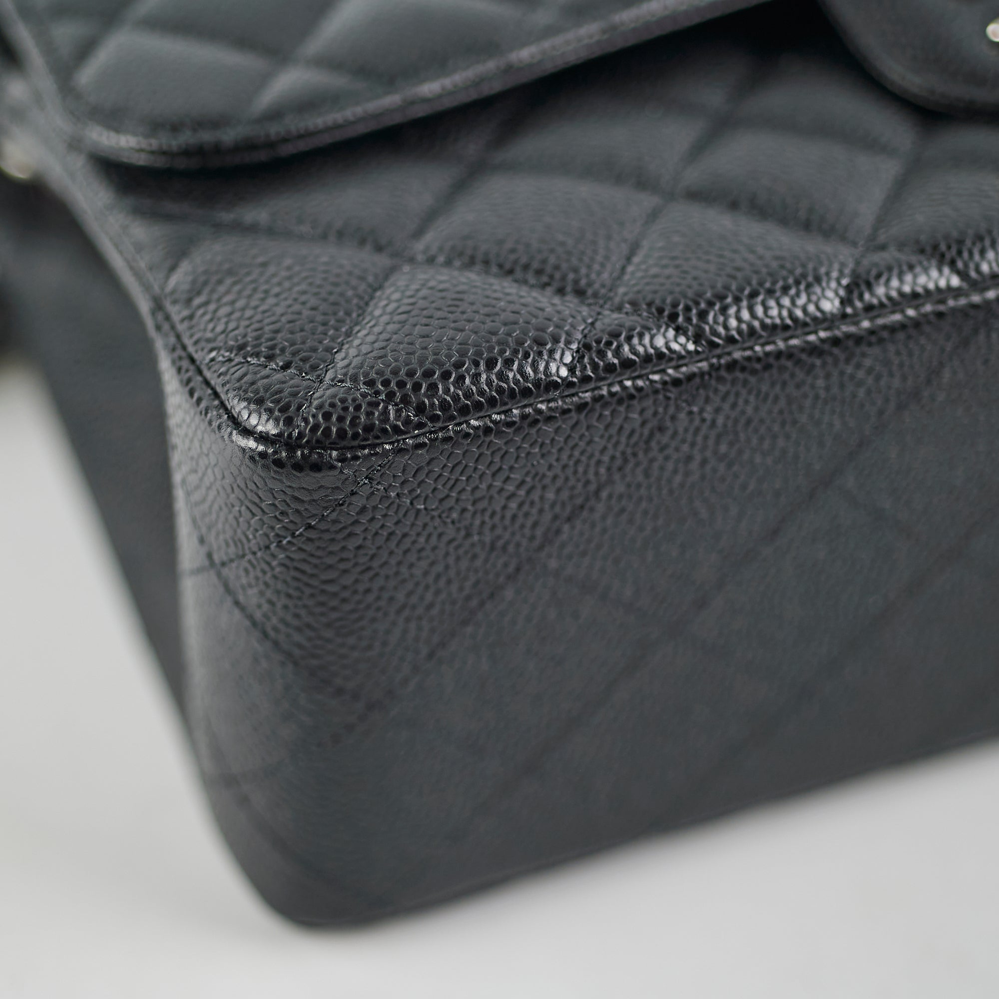 Chanel Jumbo Caviar Bag Black