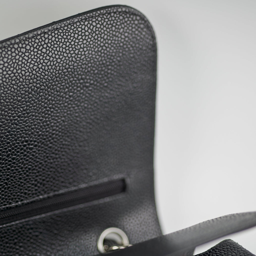 Chanel Jumbo Caviar Bag Black