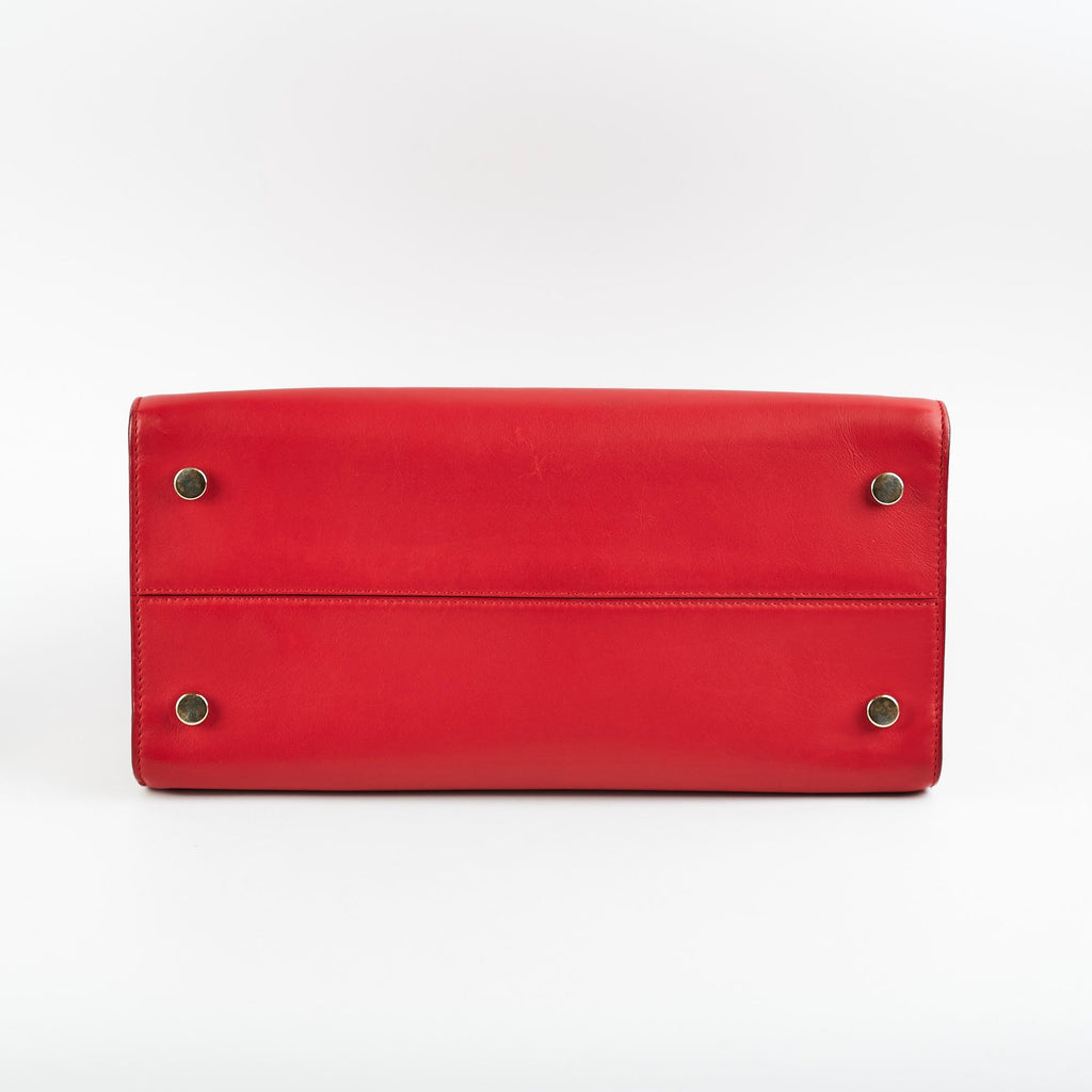 Dior Medium Diorever Tote Bag Red