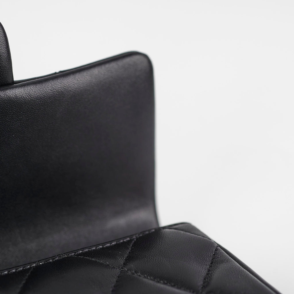Chanel Seasonal Square Flap Bag Lambskin Black