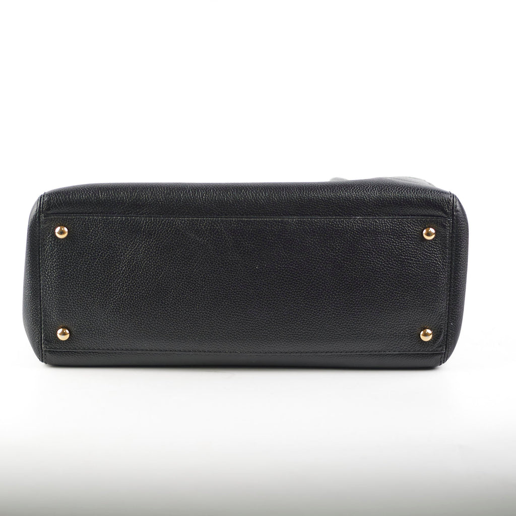 Chanel Cerf Tote Cavair Black