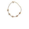 Chanel Gold Gem Logo Chocker Costume Jewellery
