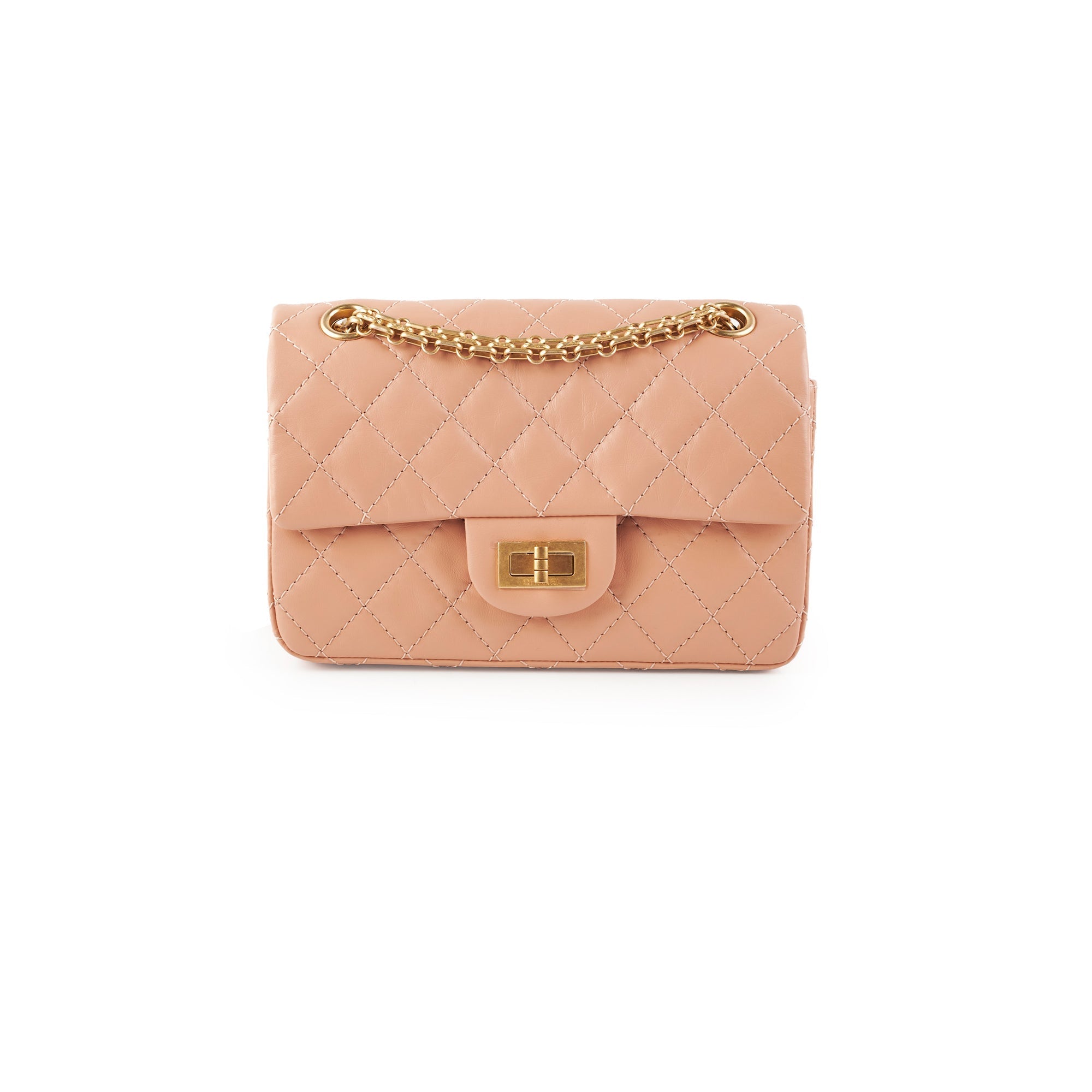 Chanel Mini Reissue Peach Microchip