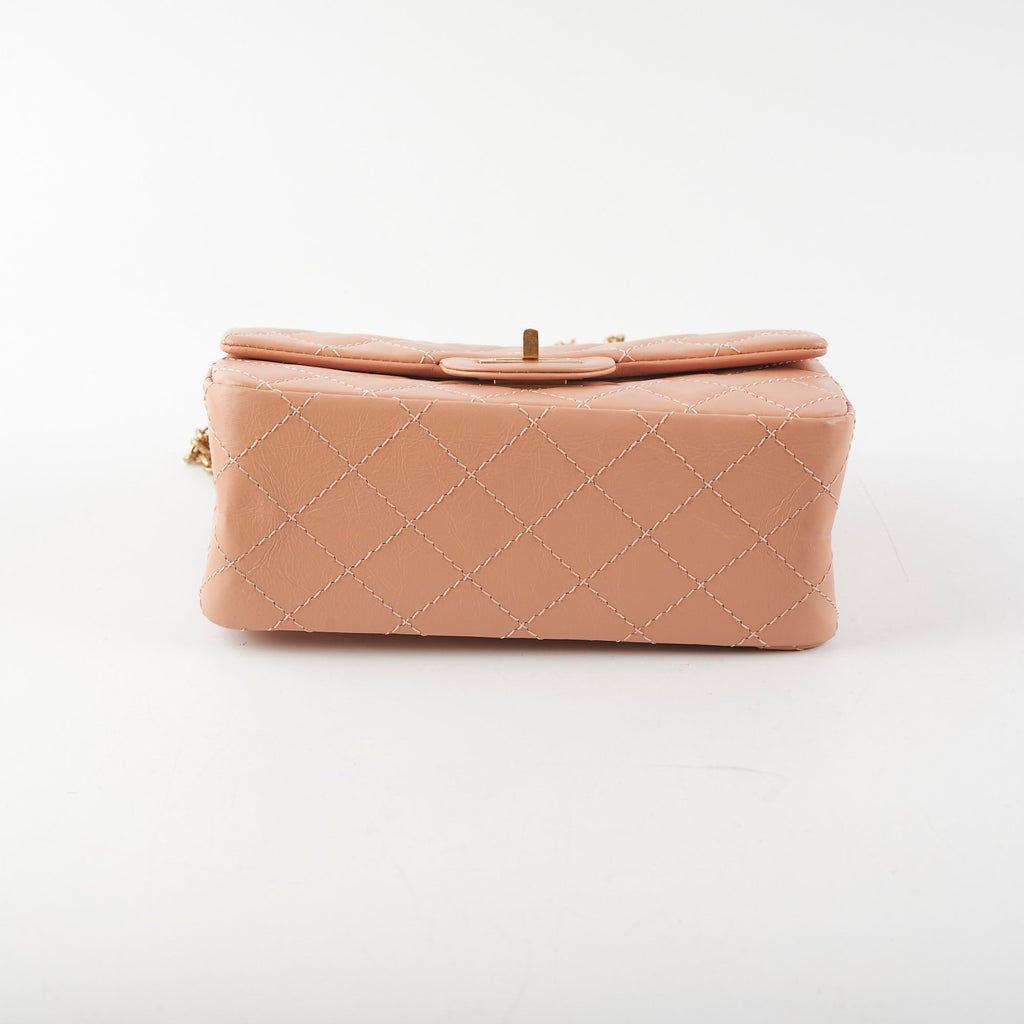 Chanel Mini Reissue Peach Microchip