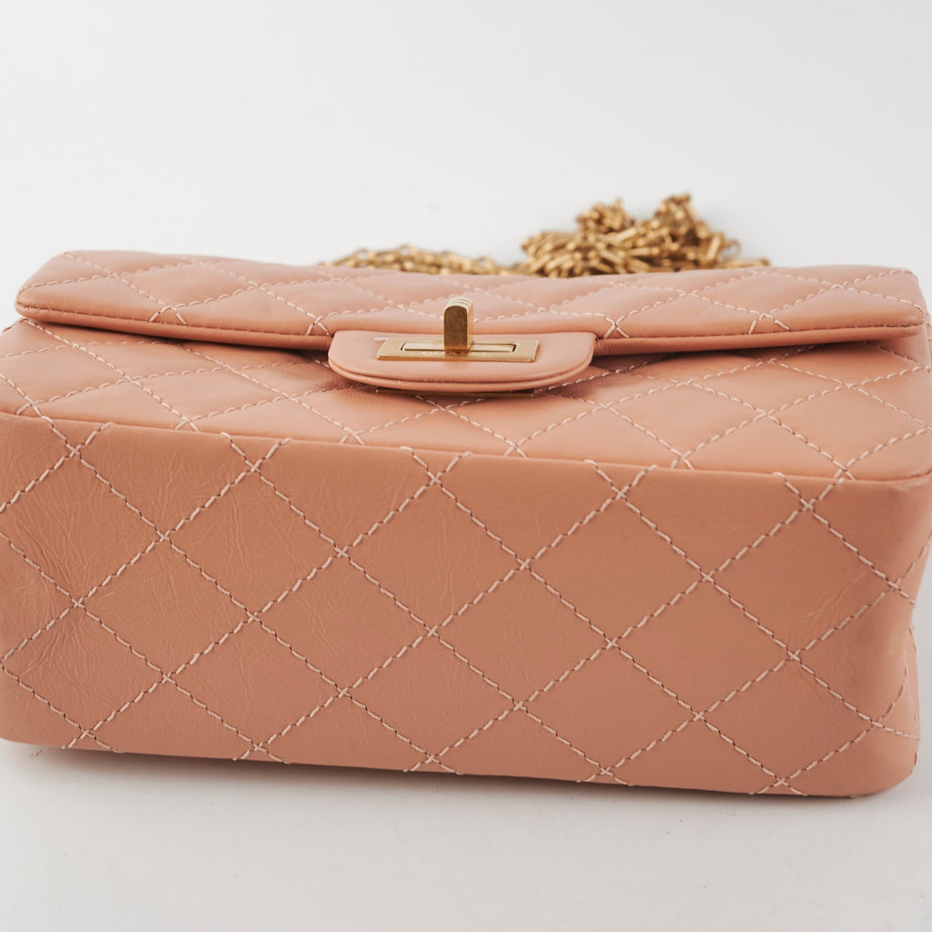 Chanel Mini Reissue Peach Microchip