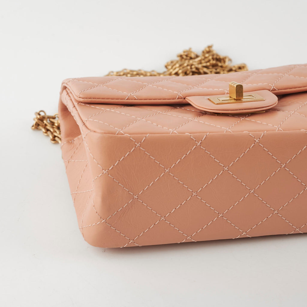 Chanel Mini Reissue Peach Microchip