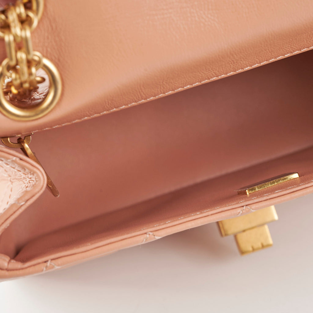 Chanel Mini Reissue Peach Microchip