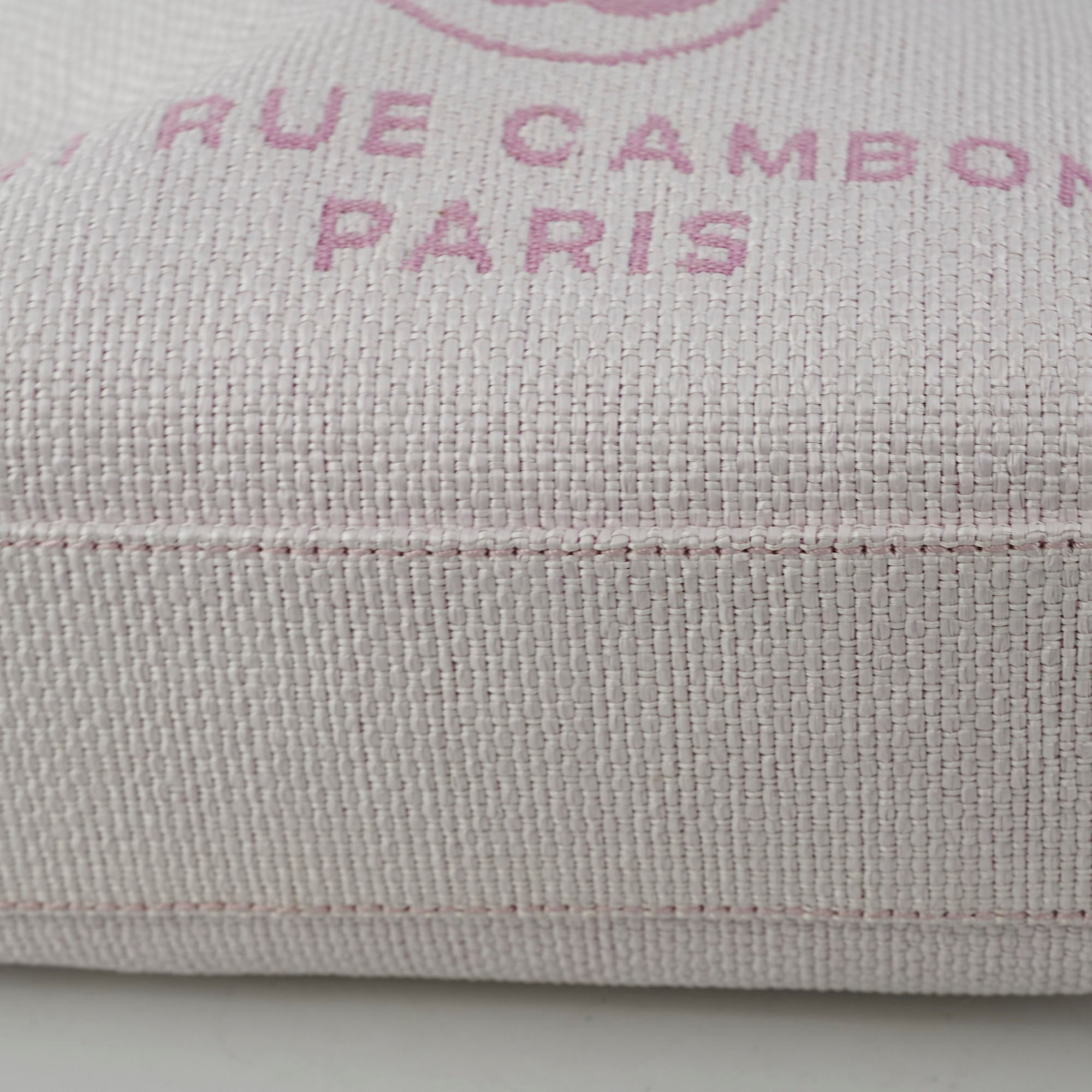 Chanel Deauville Small Tote Pink