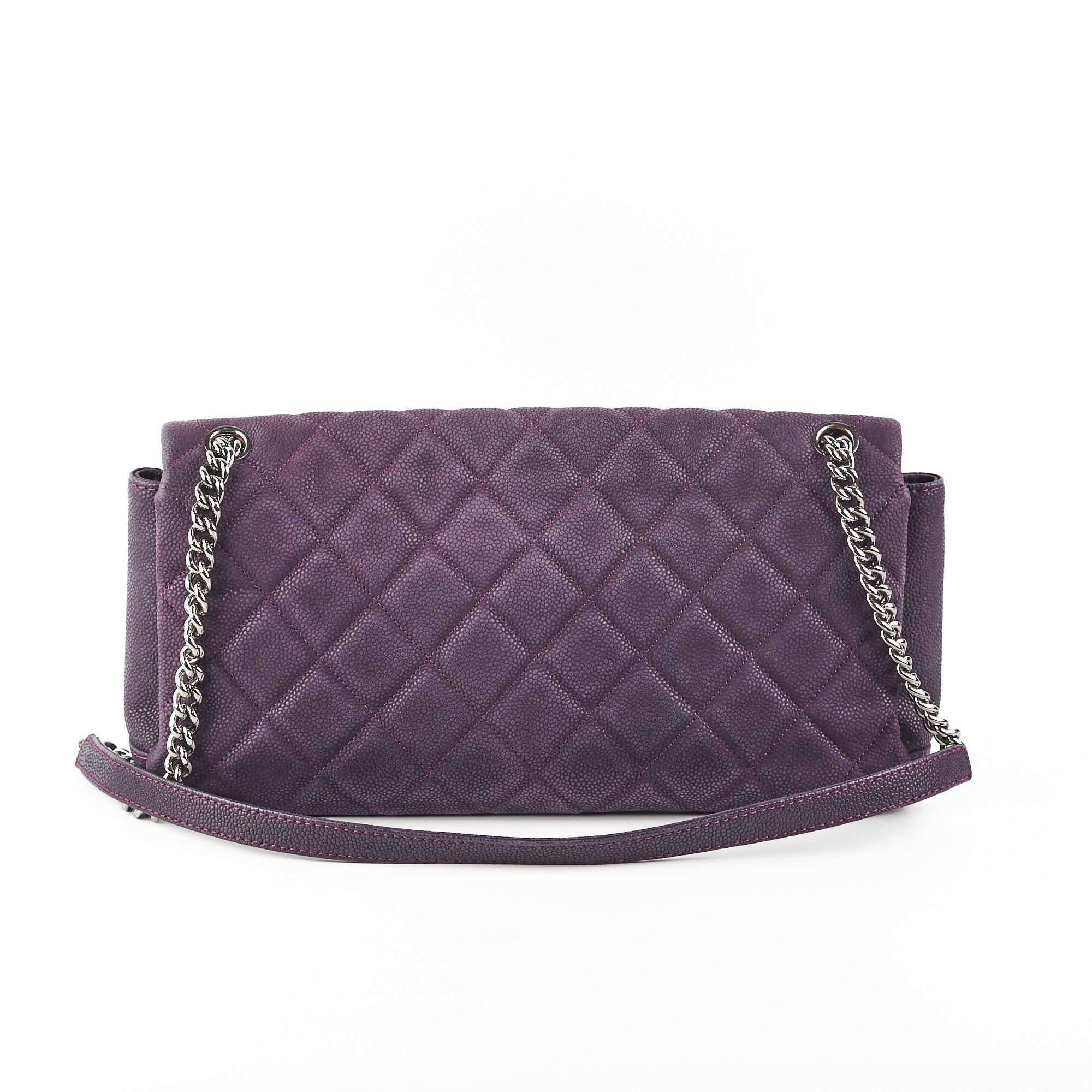 Chanel Seasonal Flap Caviar Purple