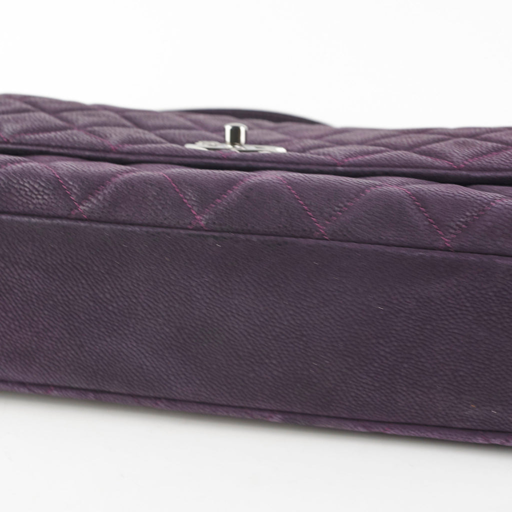 Chanel Seasonal Flap Caviar Purple