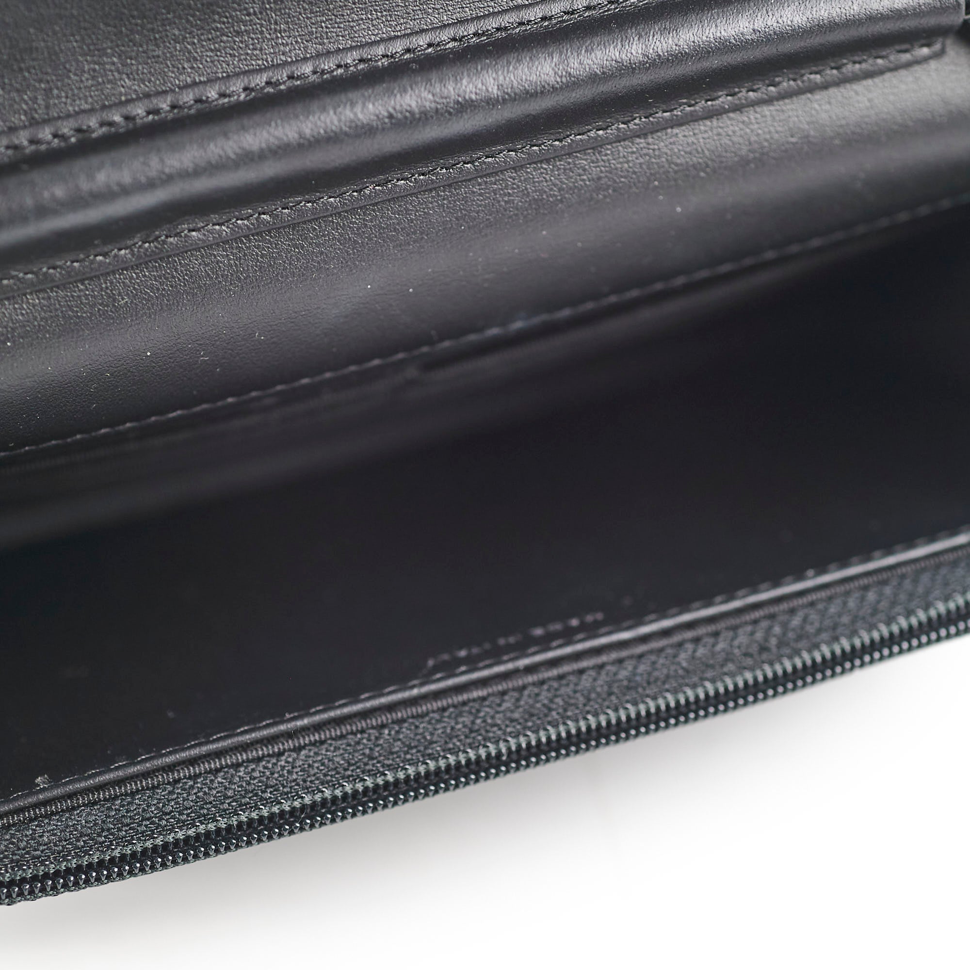 Chanel Chevron Reissue WOC Lambskin Wallet On Chain Black