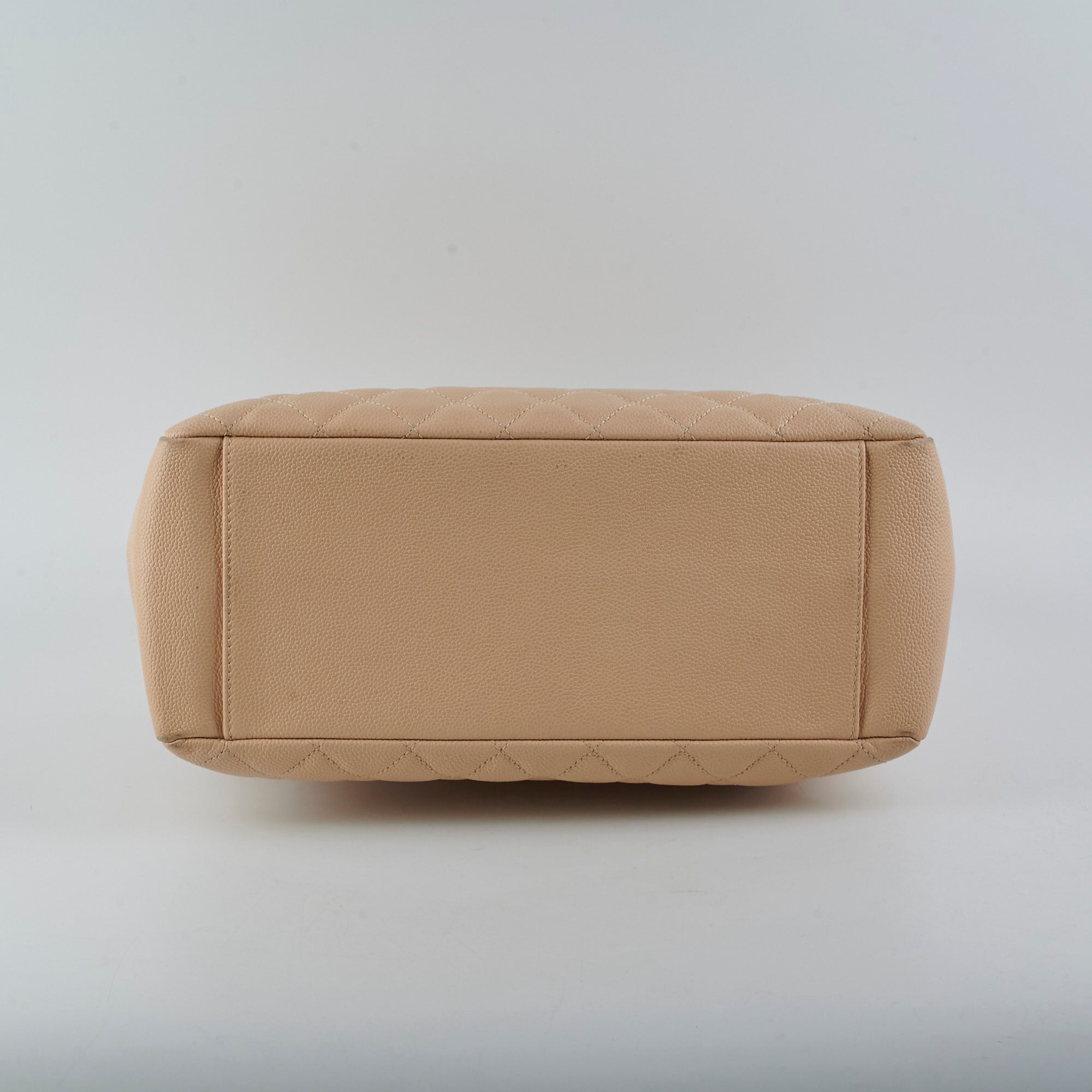 Chanel GST Caviar Grand Shopping Tote Beige