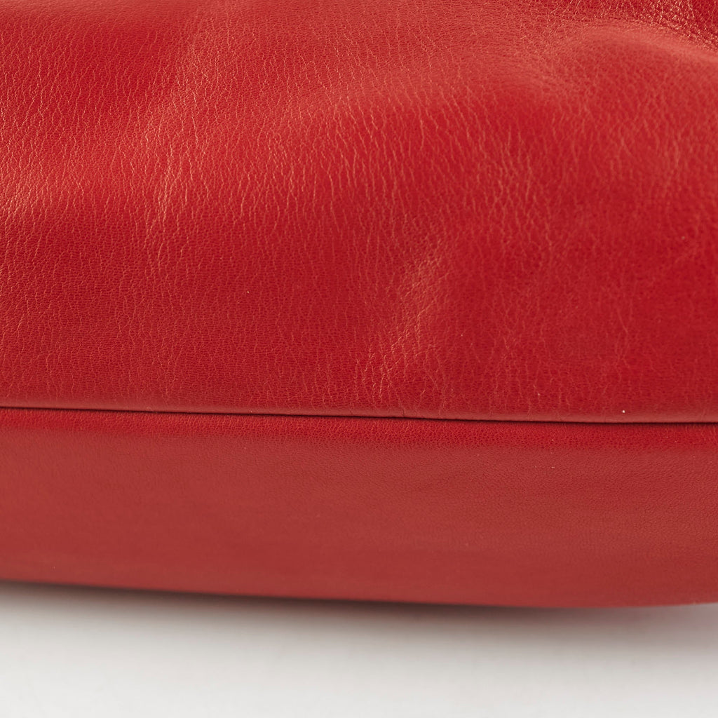 Chanel Cabaret Chain Fringe Lambskin Bag Red