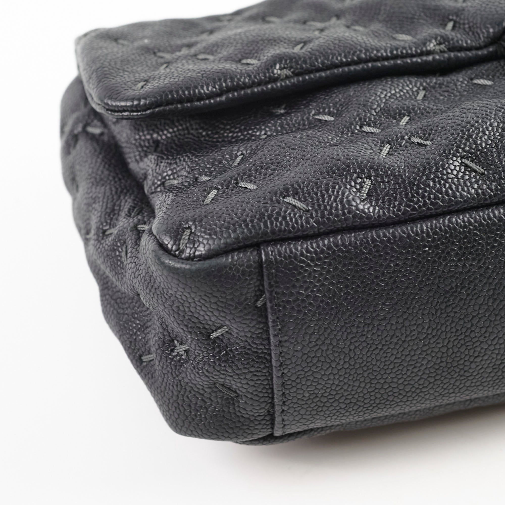 Chanel Seasonal Quilted Flap Bag Black