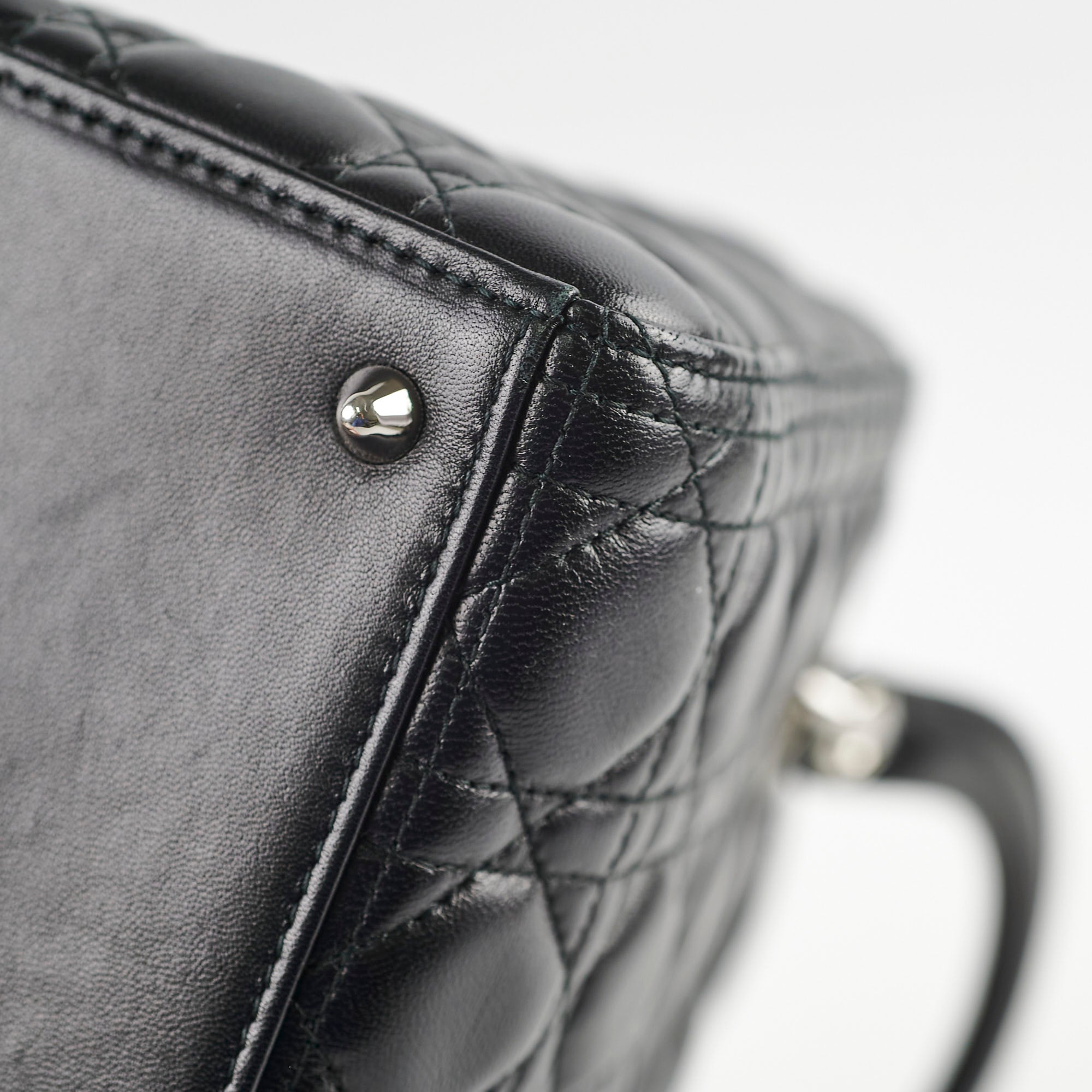 Christian Dior Lady Dior lambskin Black