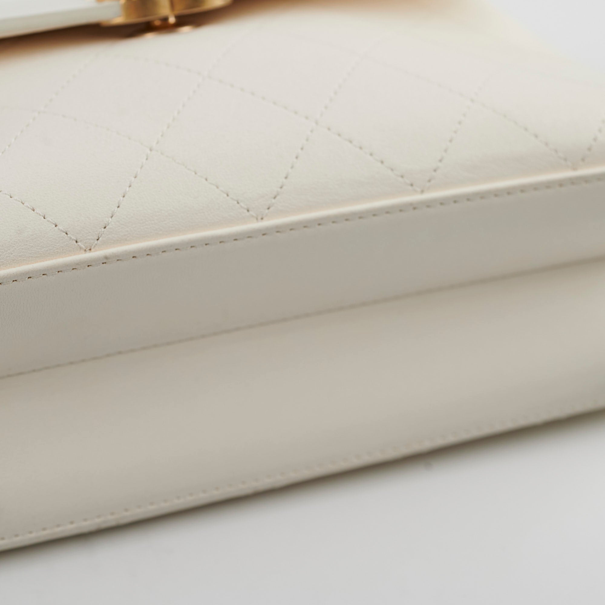 Chanel Reversible Flap White GHW 25 Series
